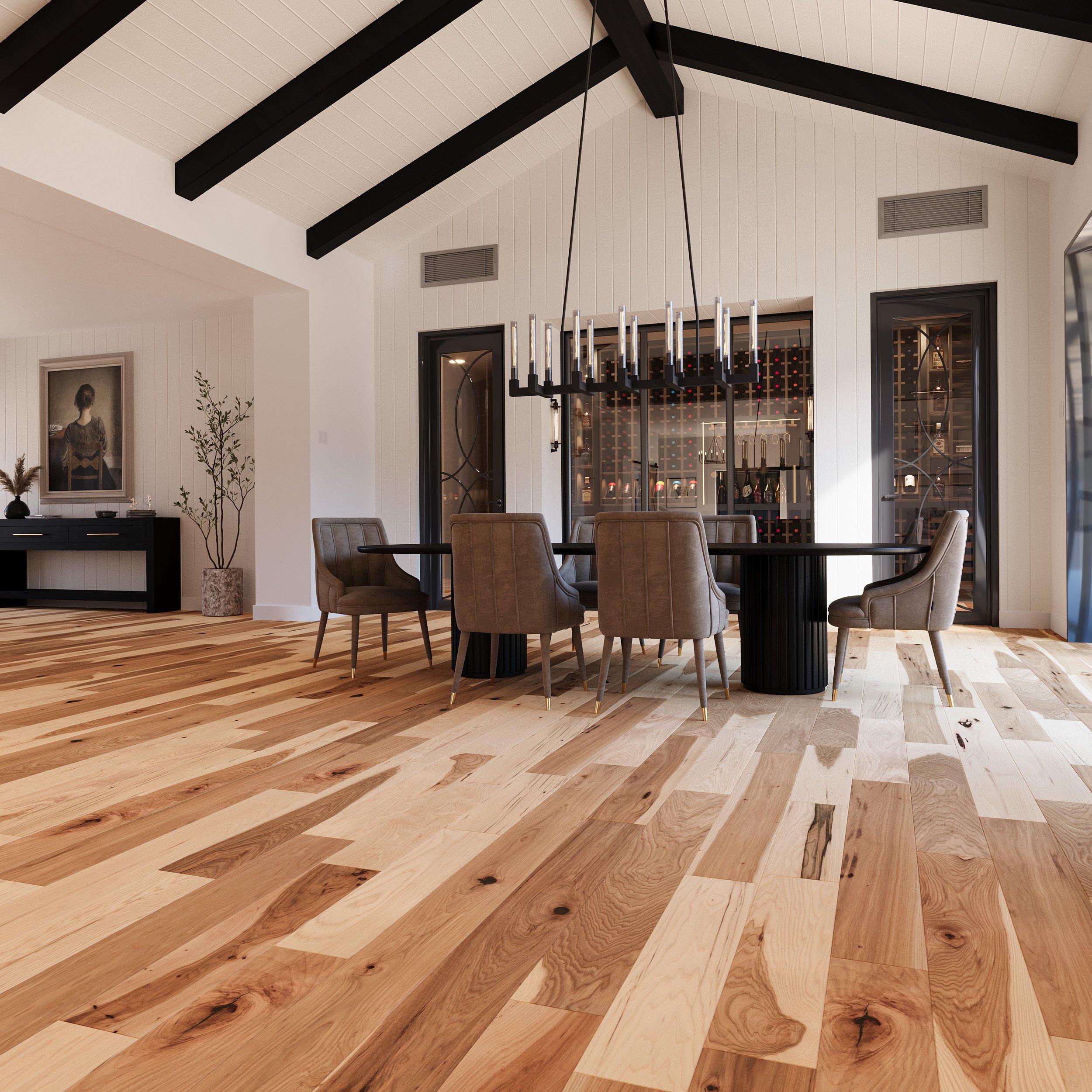 Rustic Hickory Smooth Engineered Hardwood
