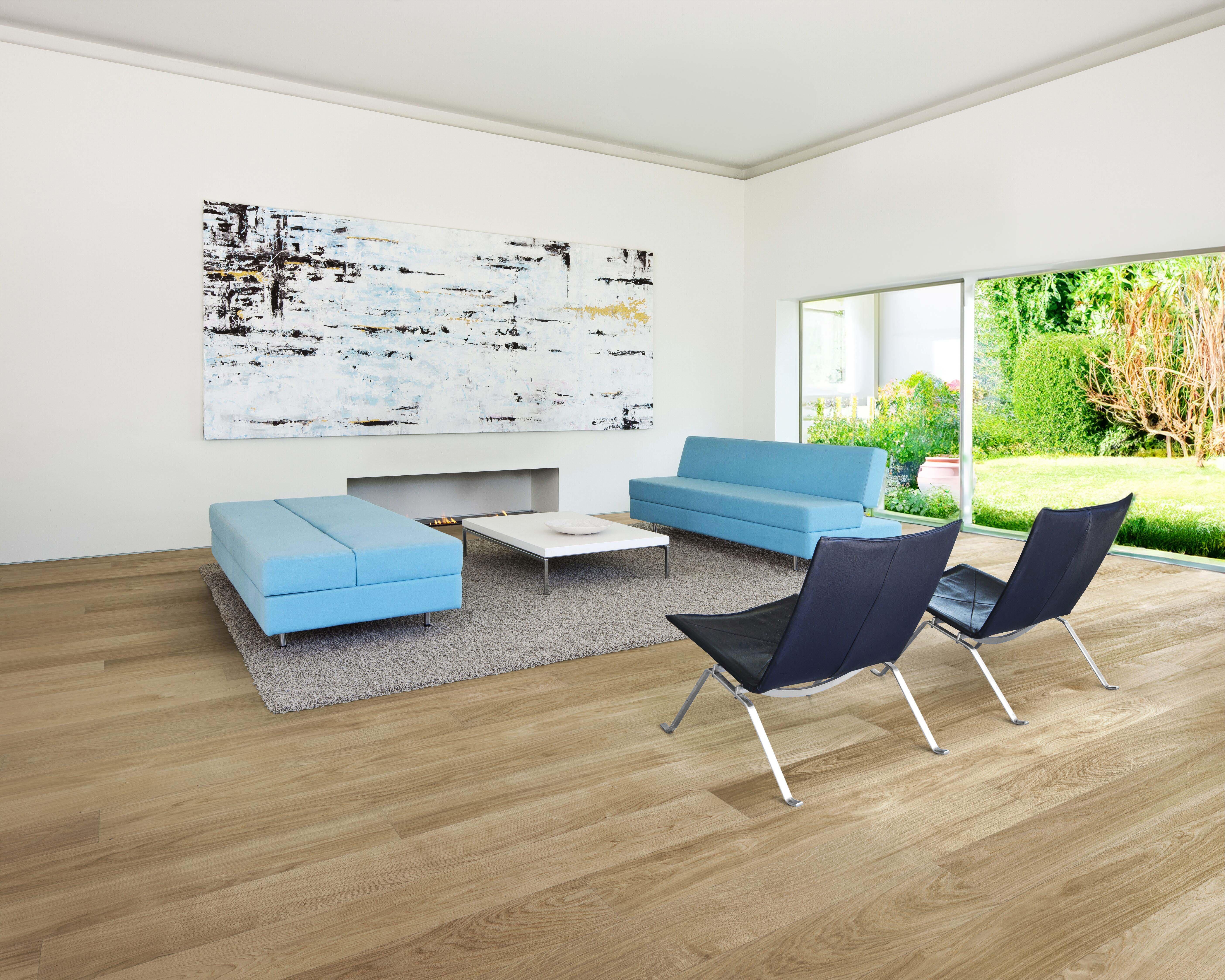 Amalfi White Oak Wire Brushed Engineered Hardwood