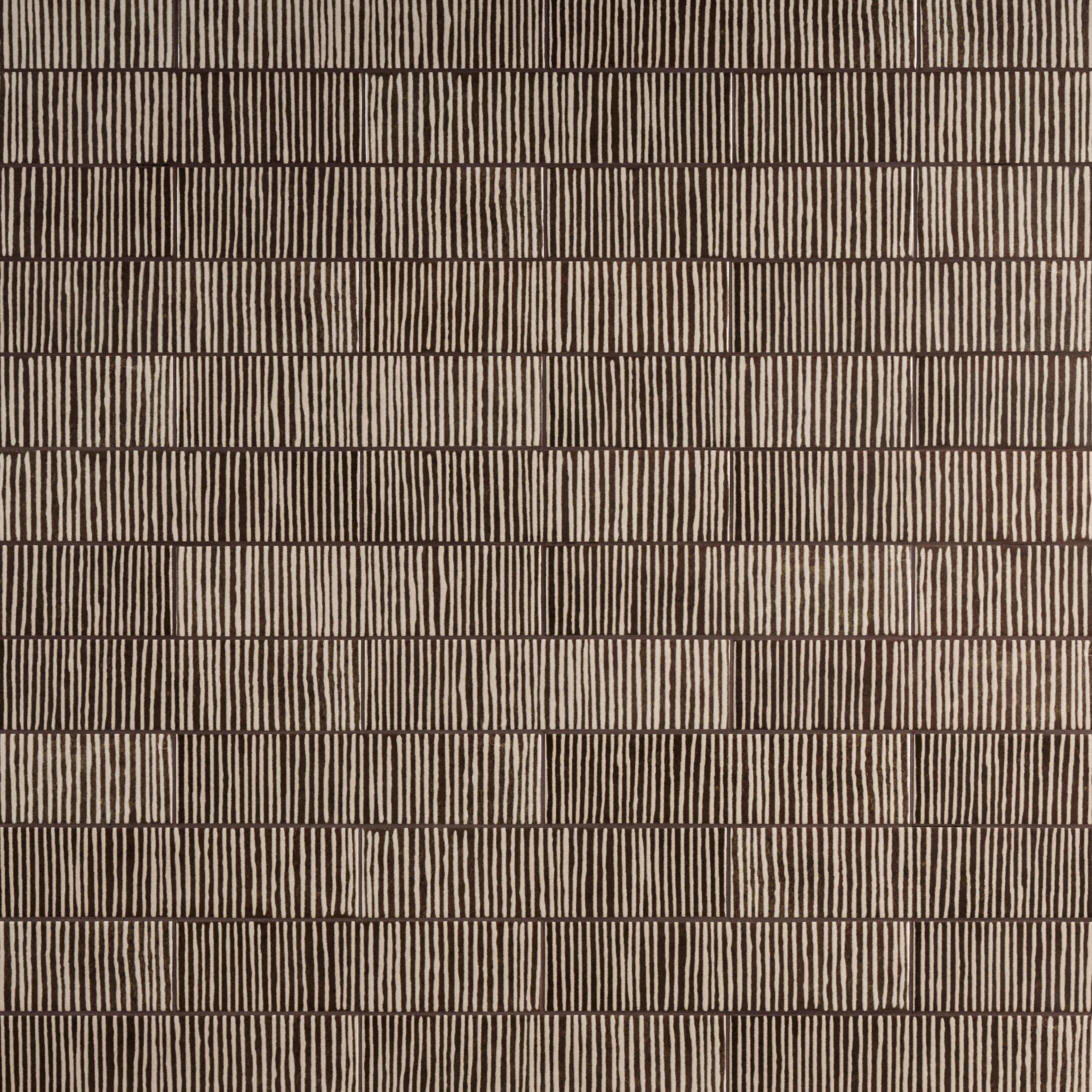 Ansel Striped Multi Finish Ceramic Tile