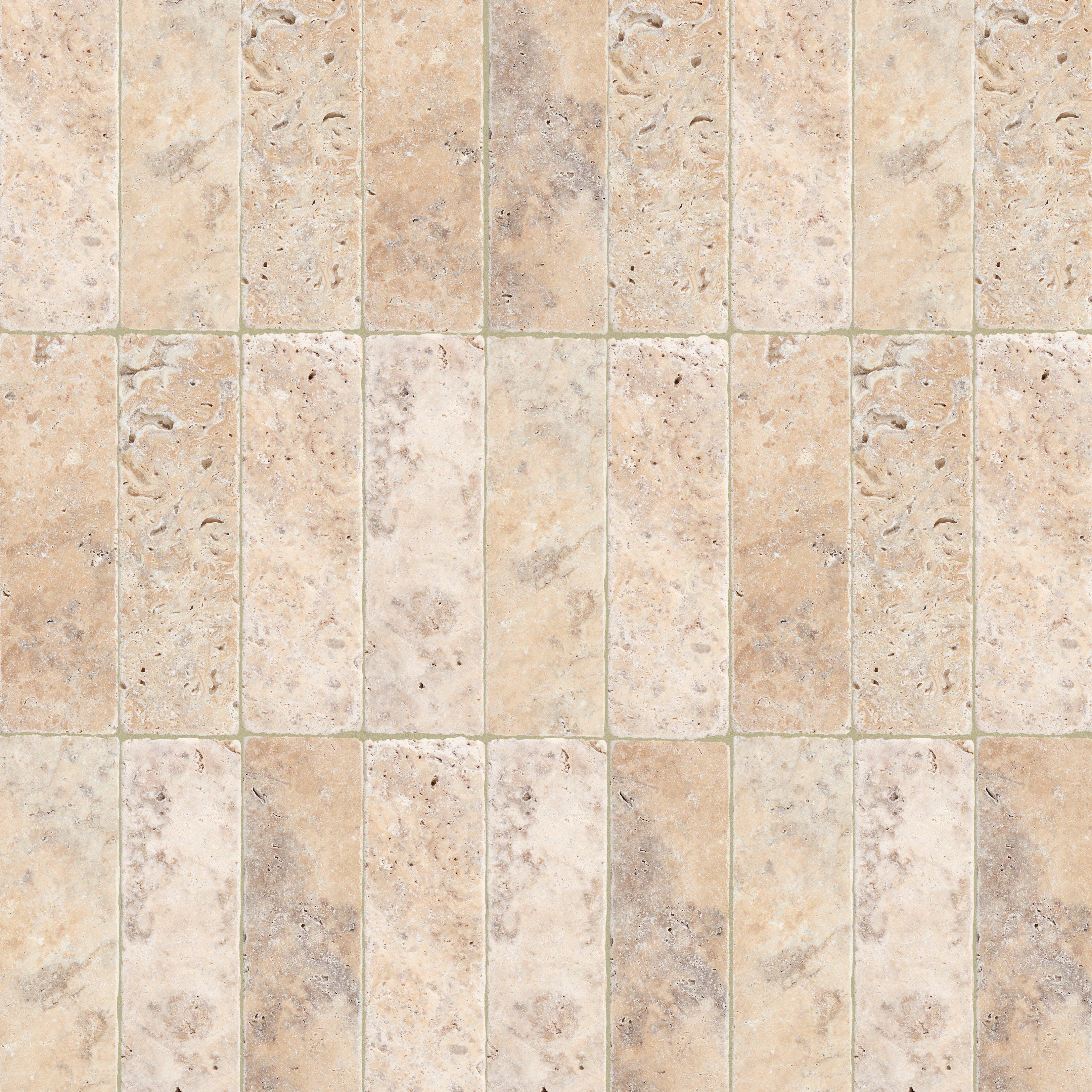 Argento Tumbled Travertine Tile