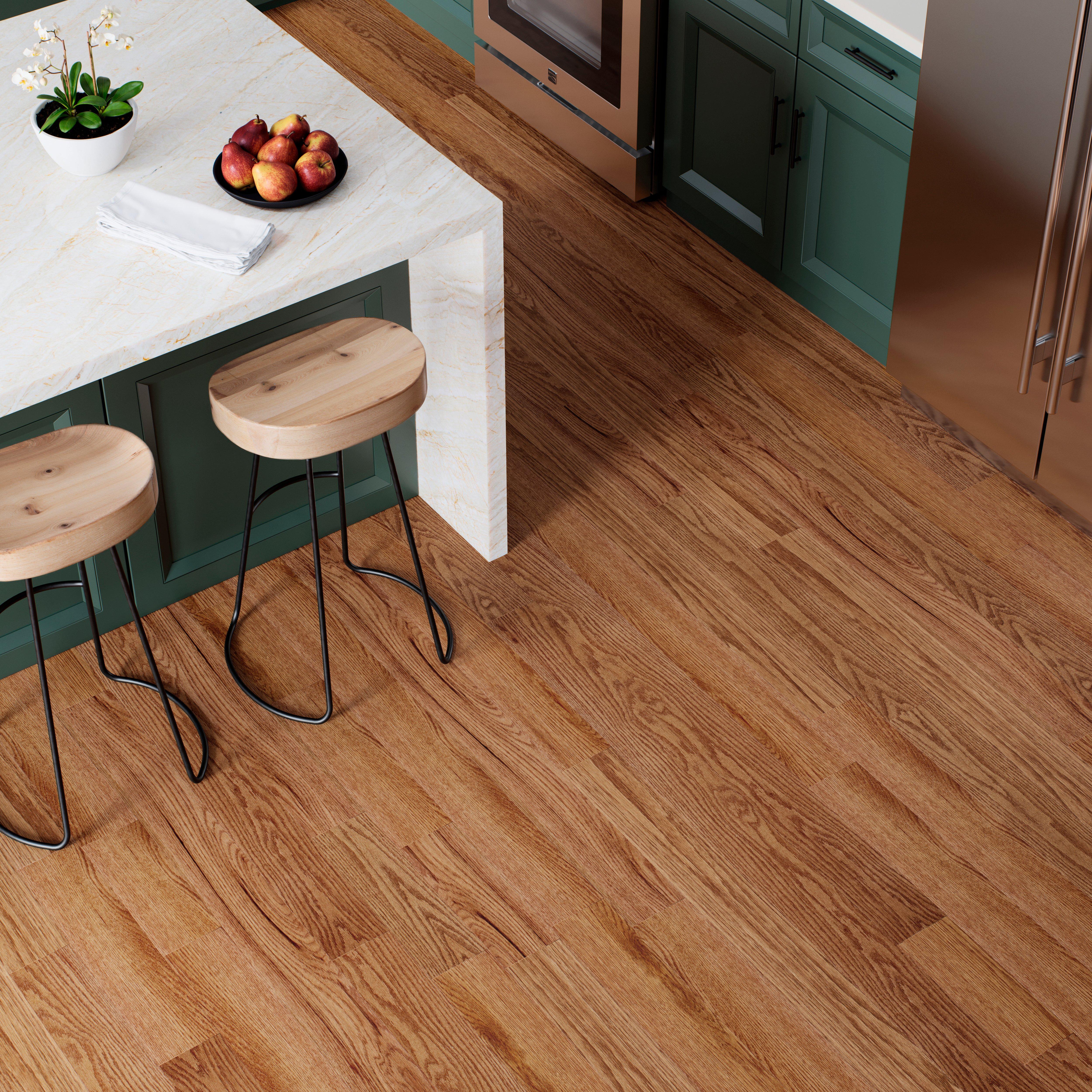 Summer Wheat Red Oak Smooth Solid Hardwood