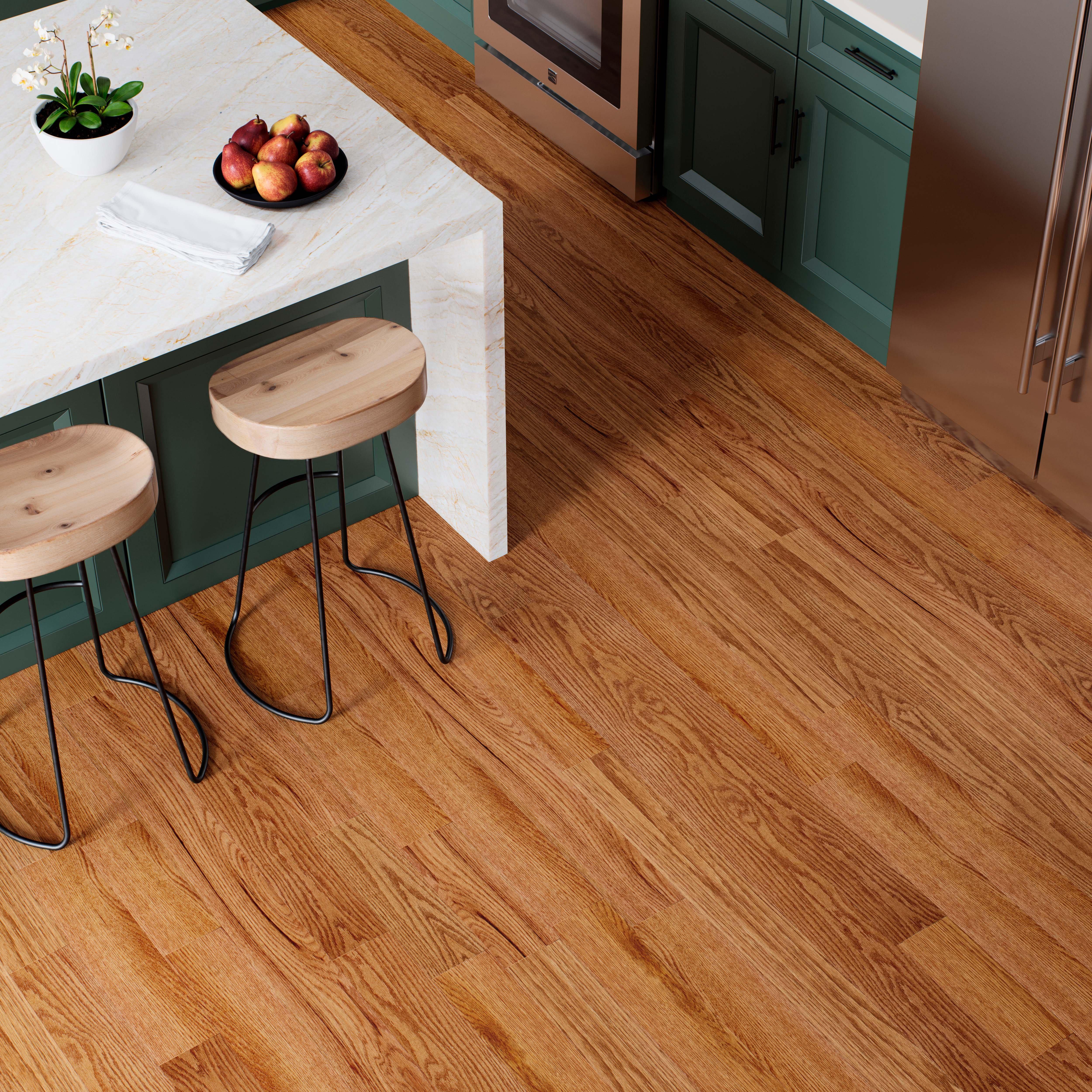 Summer Wheat Red Oak Smooth Solid Hardwood