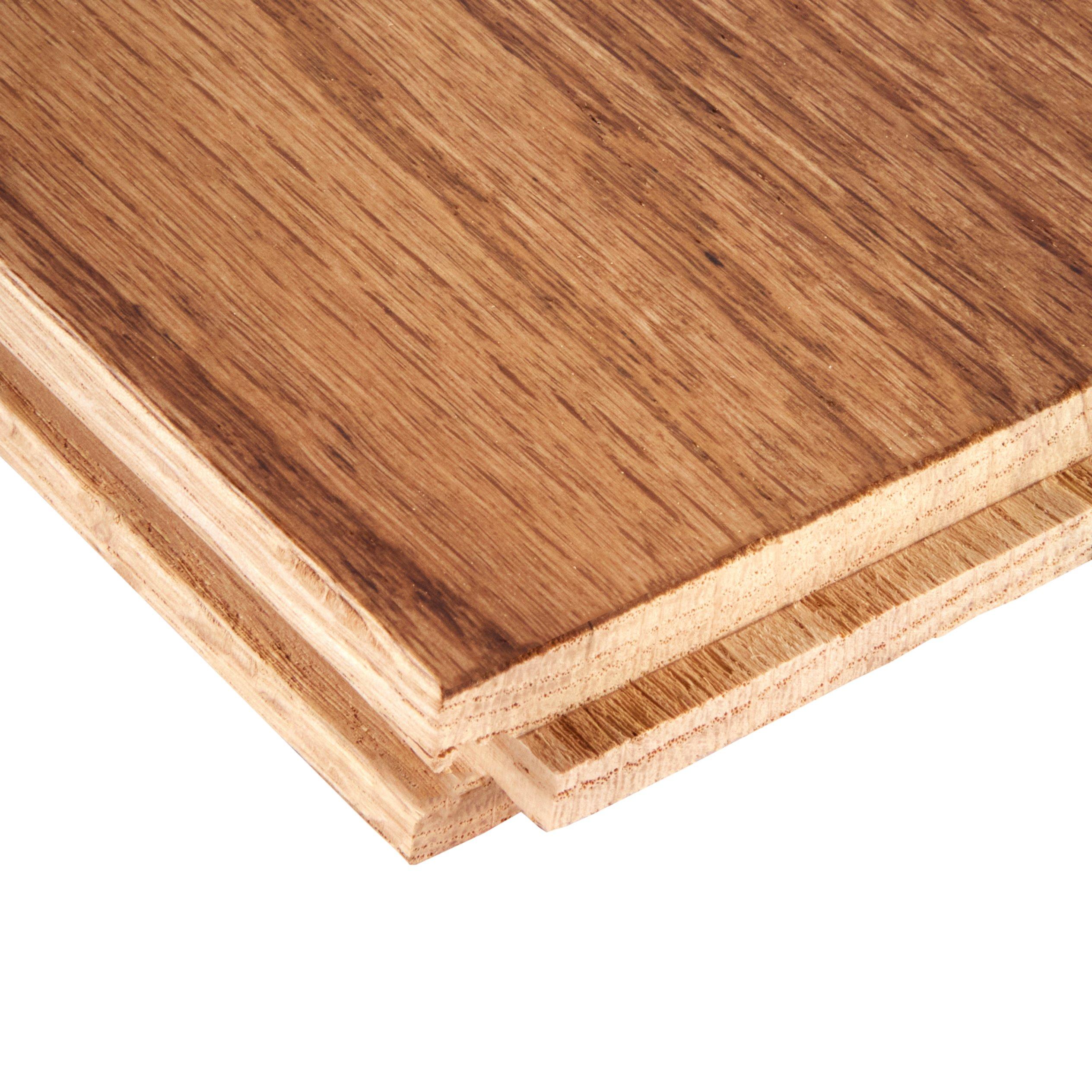 Summer Wheat Red Oak Smooth Solid Hardwood