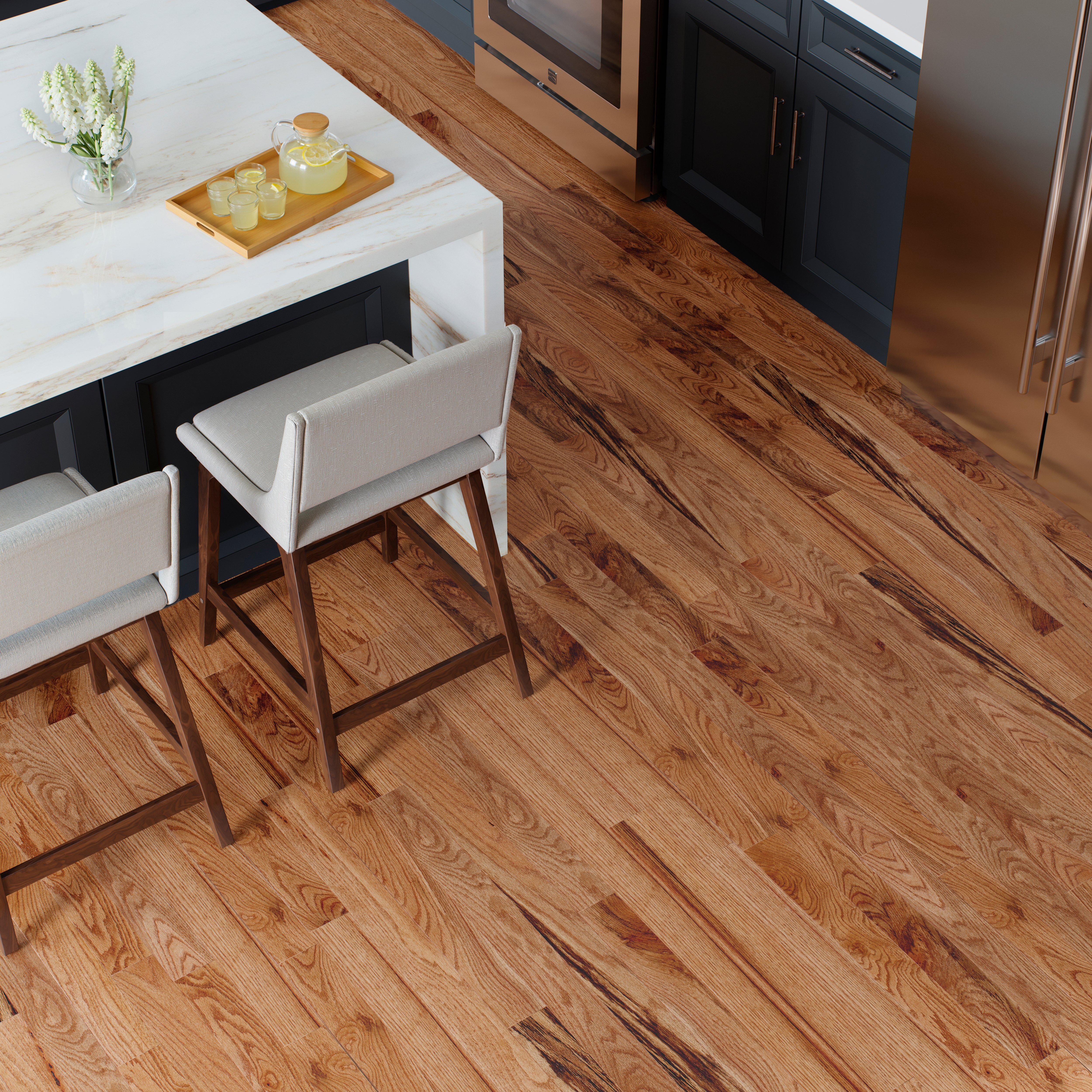 Summer Wheat Red Oak Smooth Solid Hardwood