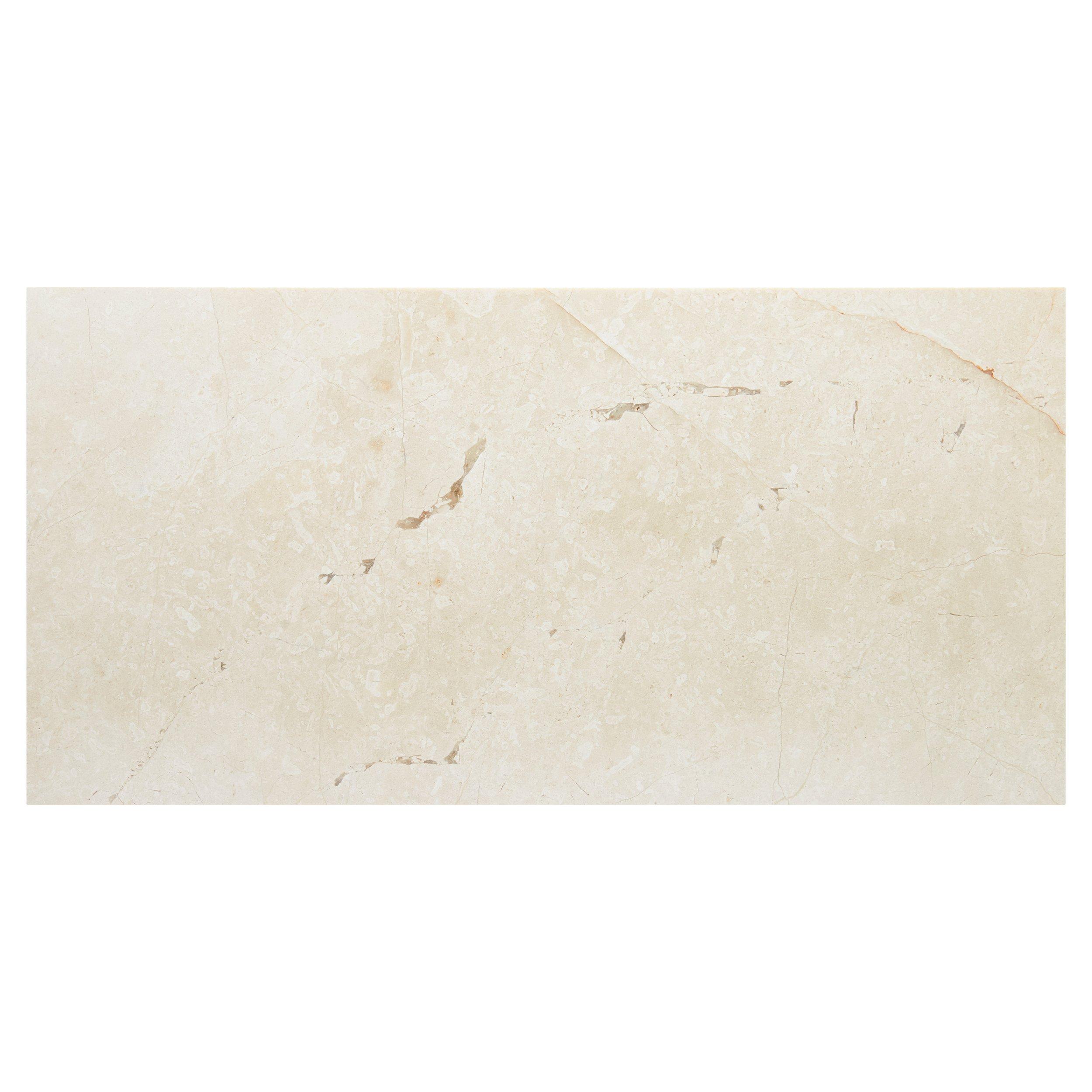 Classic Cream Honed Marble Tile