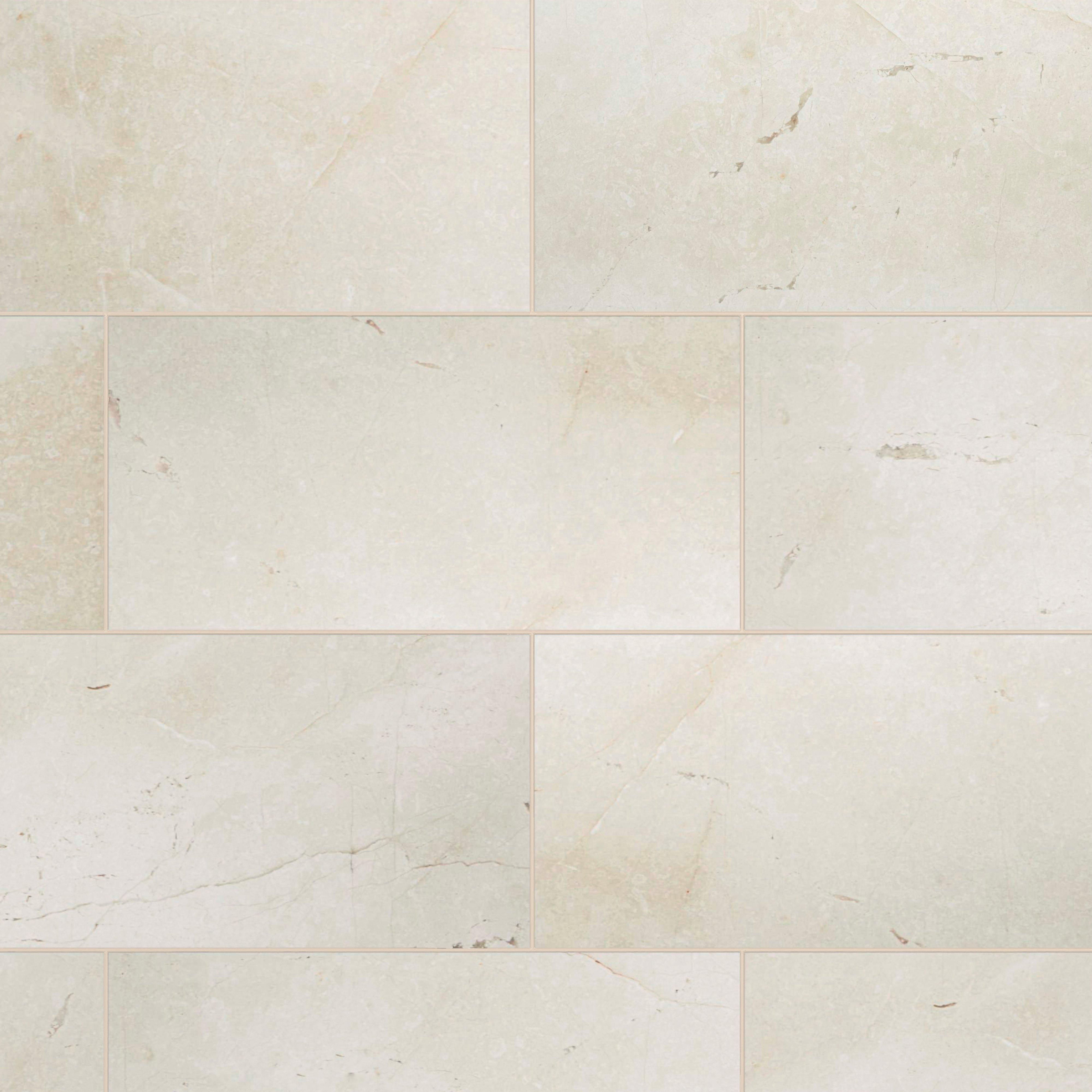 Classic Cream Honed Marble Tile