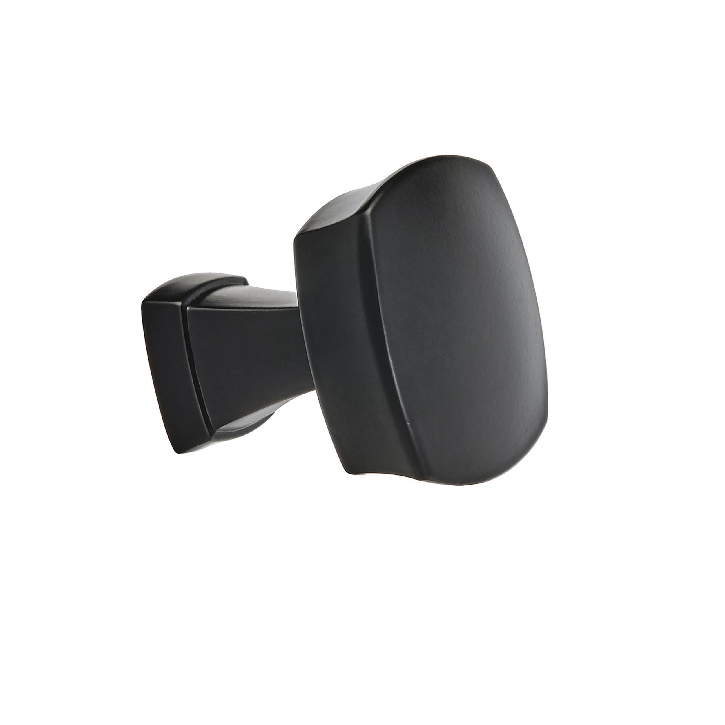 Stature 1-1/4 in. Matte Black Cabinet Knob