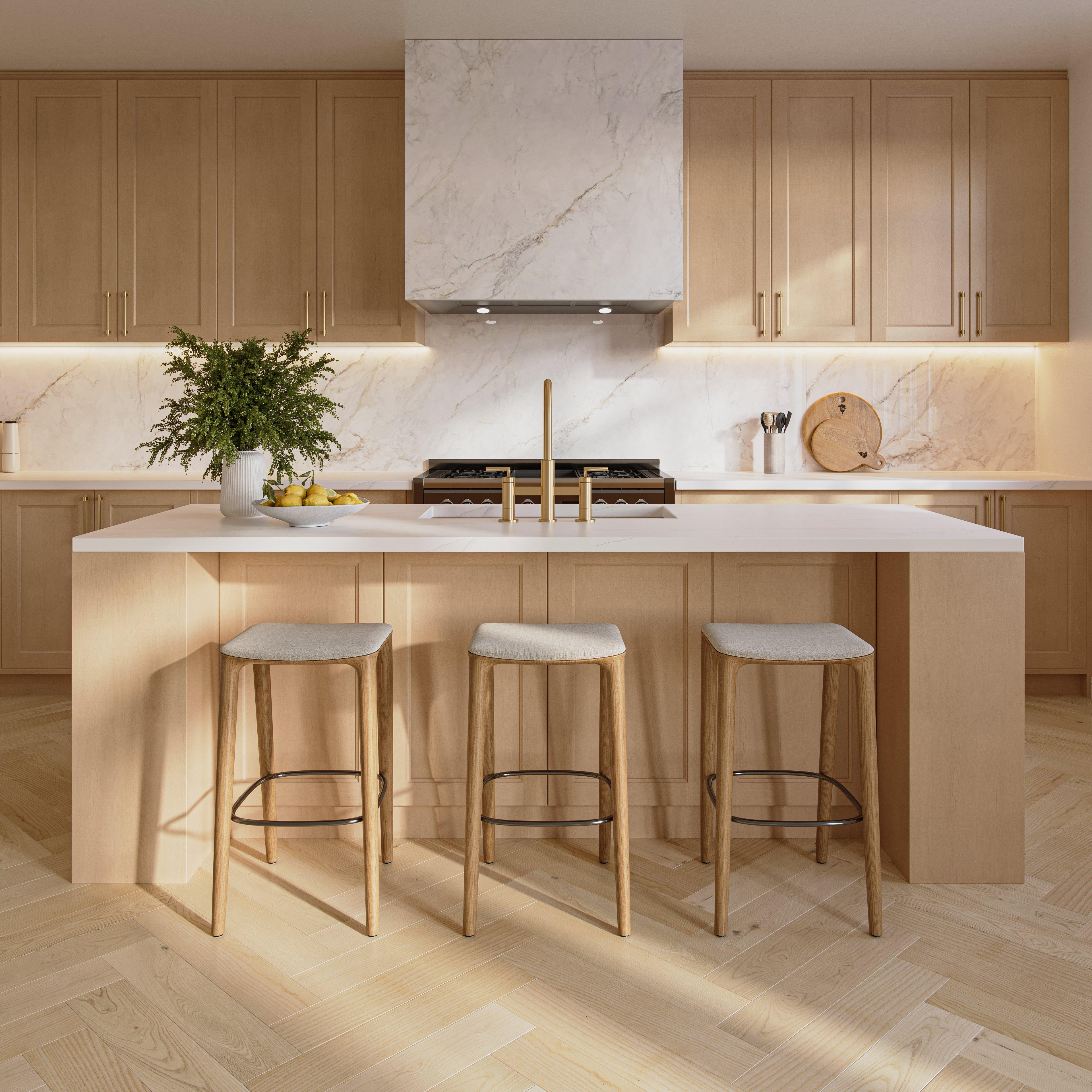 Sample- Calacatta Oro Quartz Custom Countertop