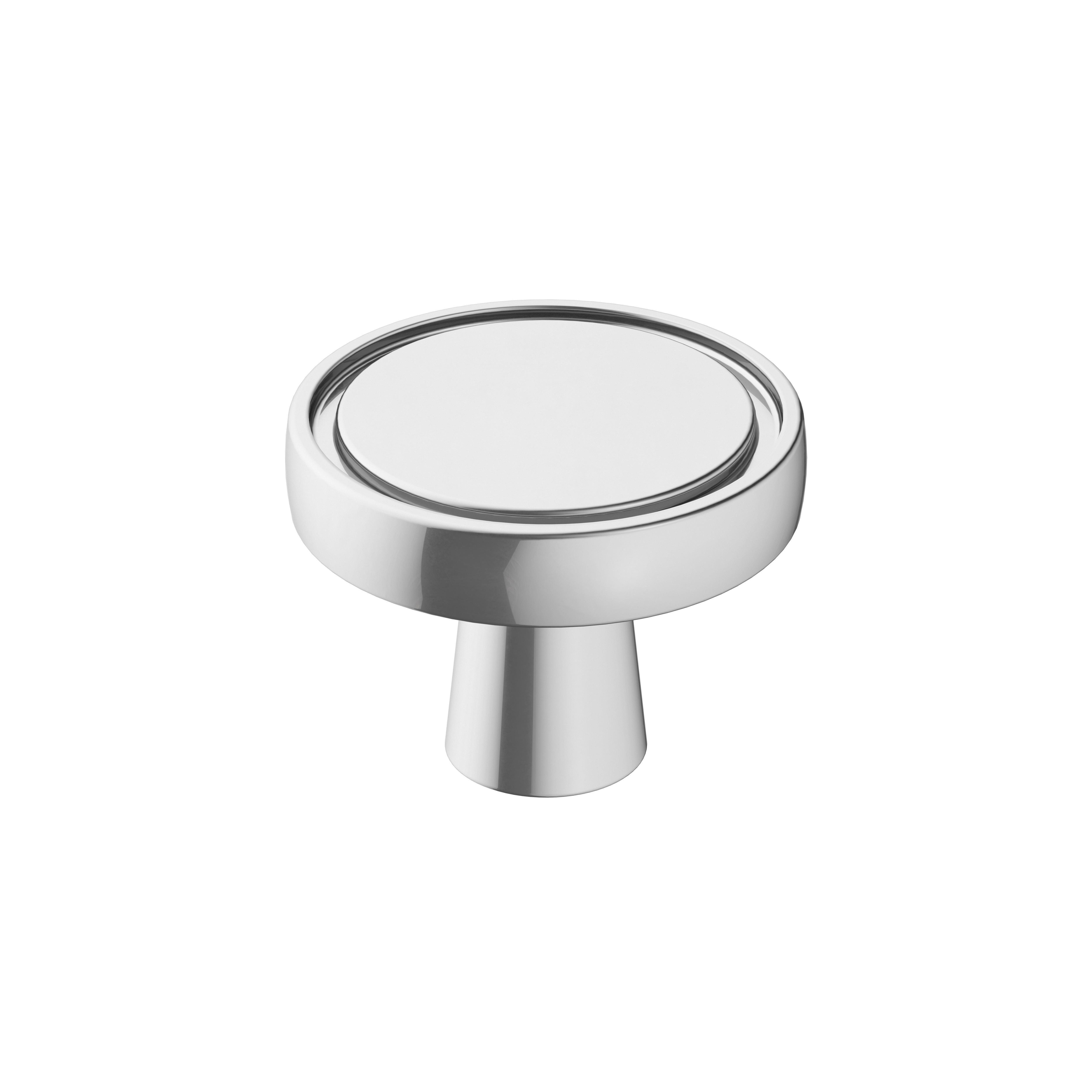 Destine 1-3/8 in. Polished Chrome Cabinet Knob
