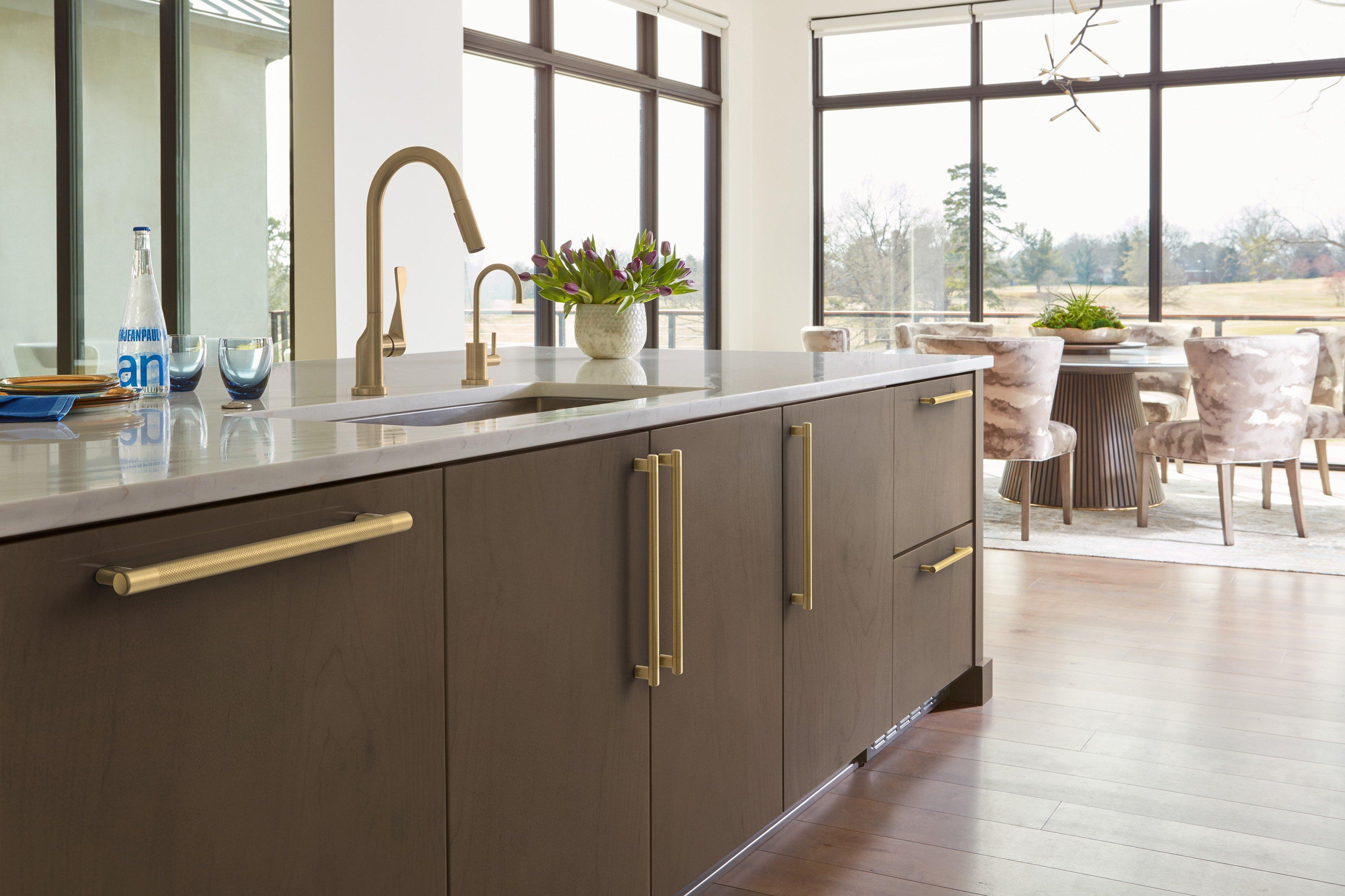Bronx 12-5/8 in. Center-to-Center Champagne Bronze Cabinet Pull