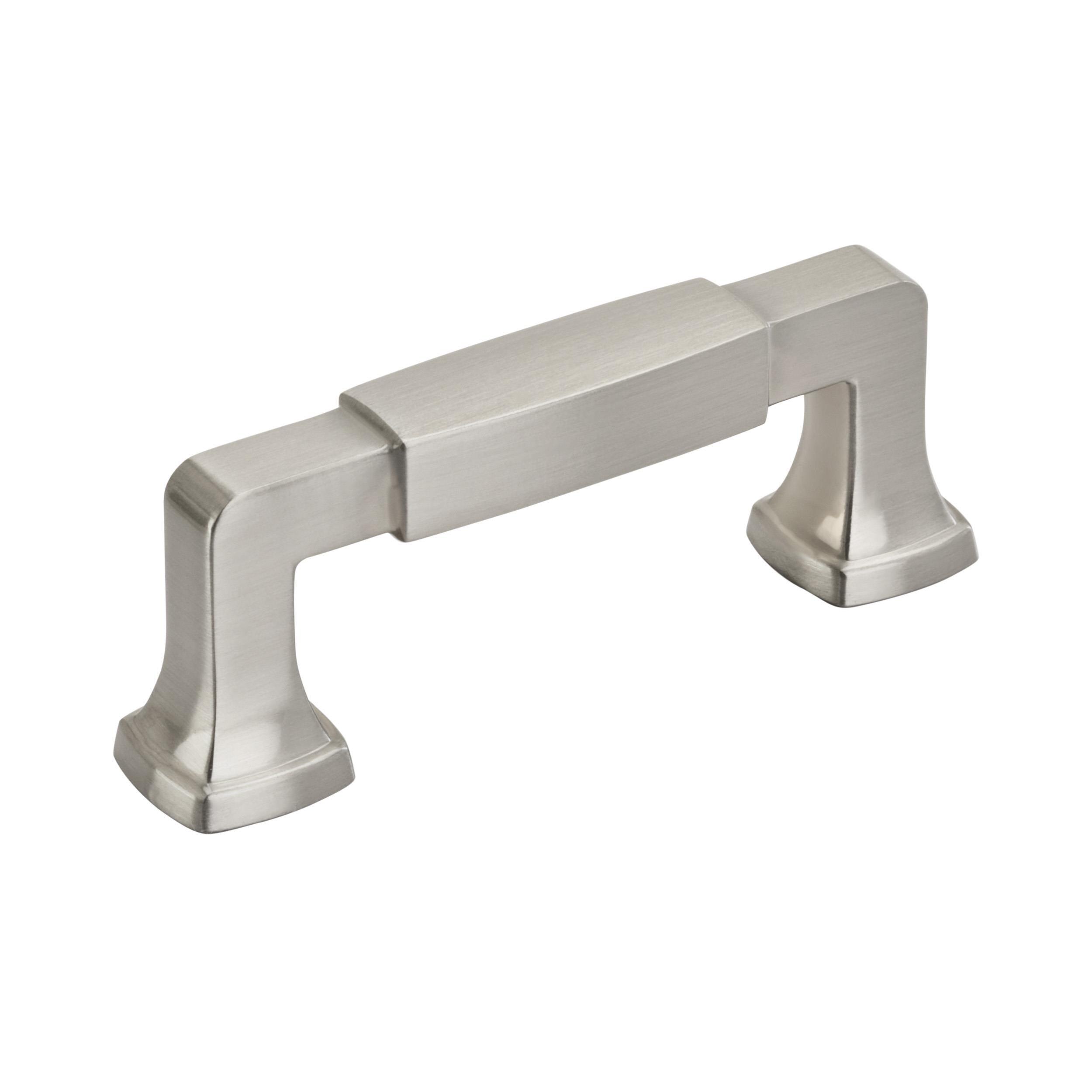 Stature 3 in. Center-to-Center Satin Nickel Cabinet Pull