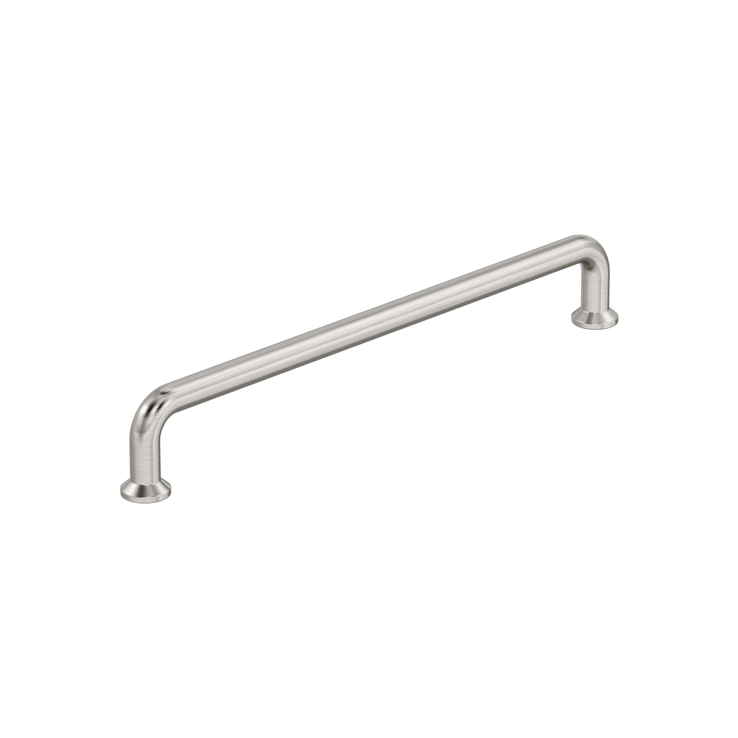 Factor 8-13/16 in. Center-to-Center Satin Nickel Cabinet Pull