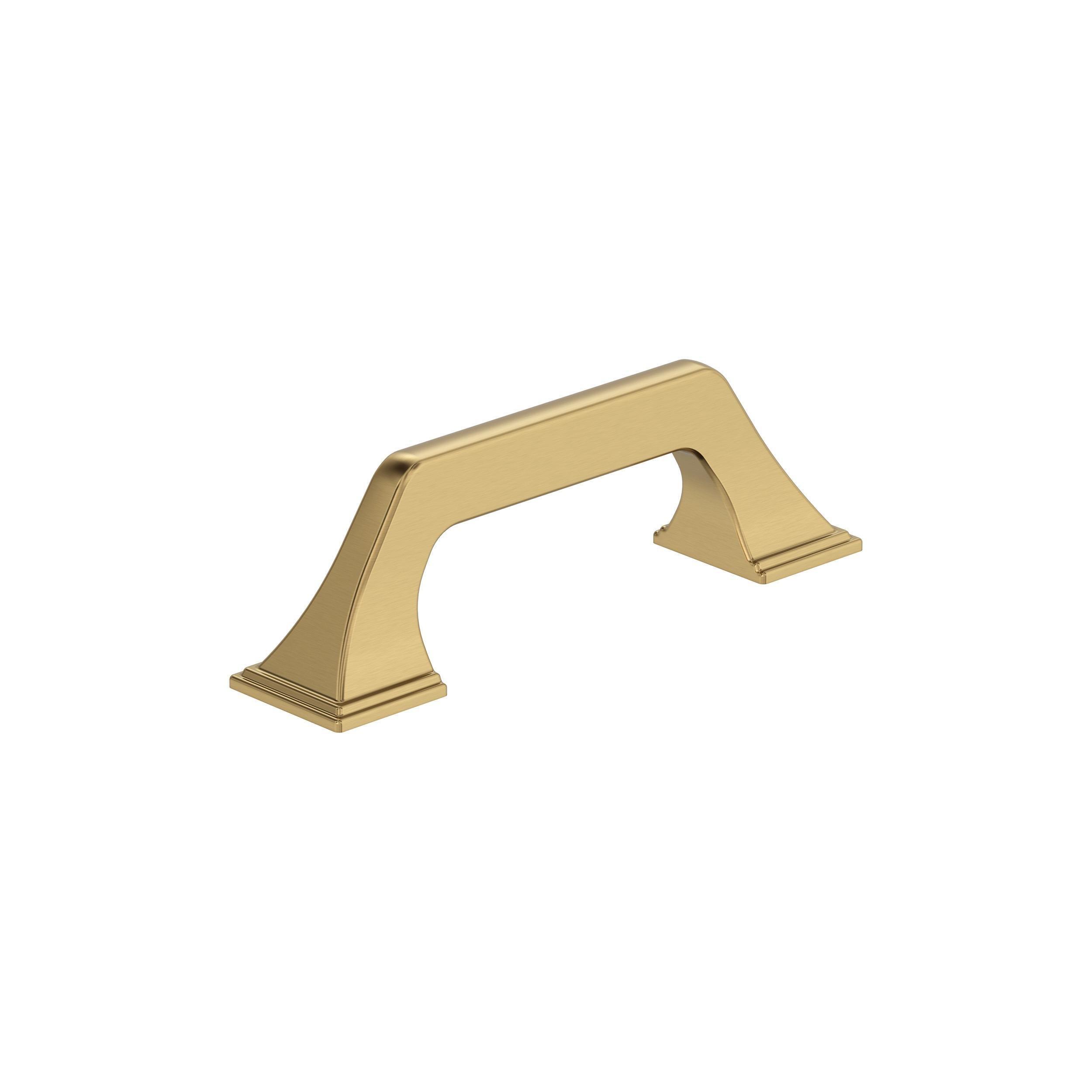 Exceed 3 in. Center-to-Center Champagne Bronze Cabinet Pull