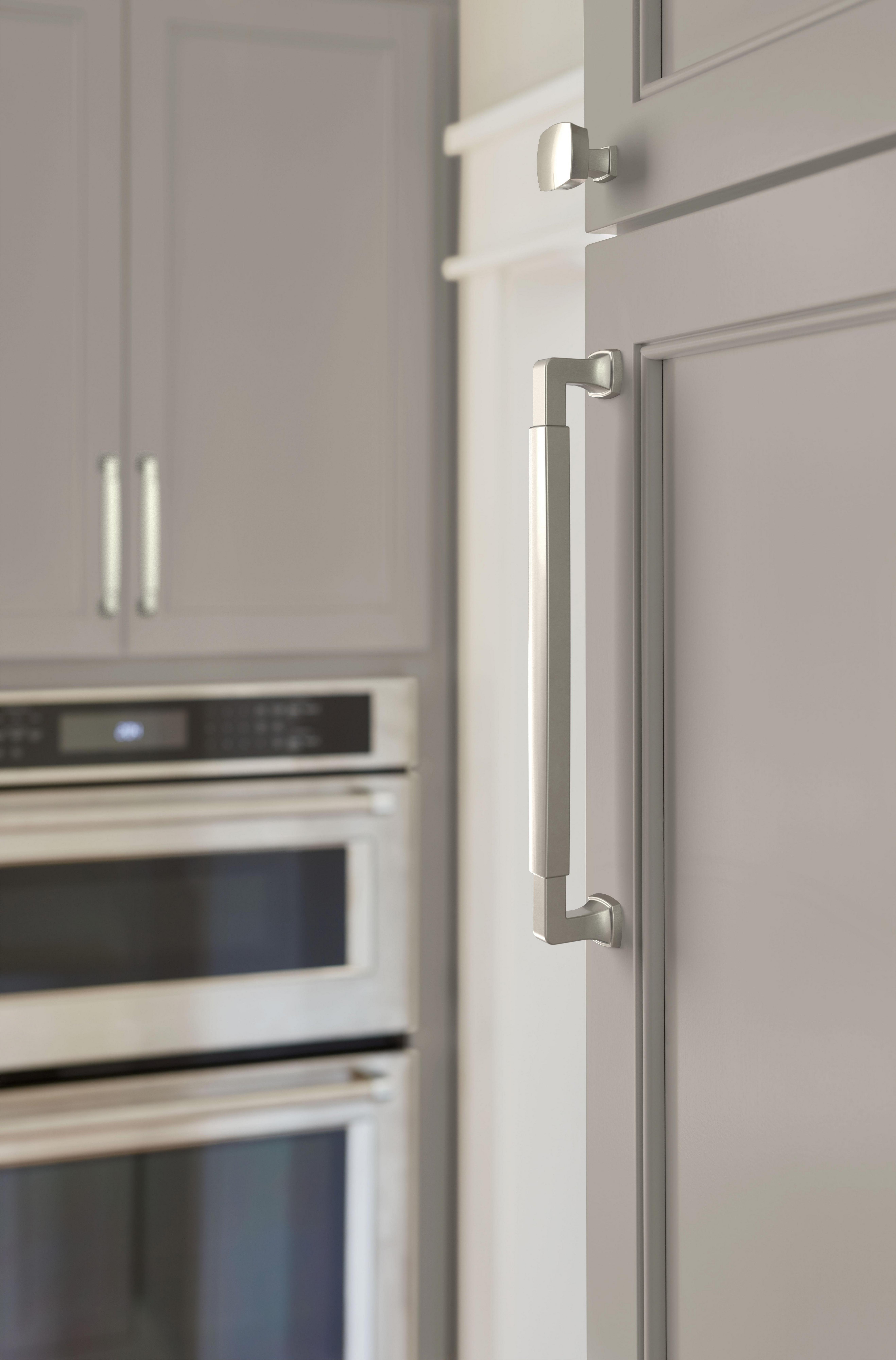 Stature 8-13/16 in. Center-to-Center Satin Nickel Cabinet Pull