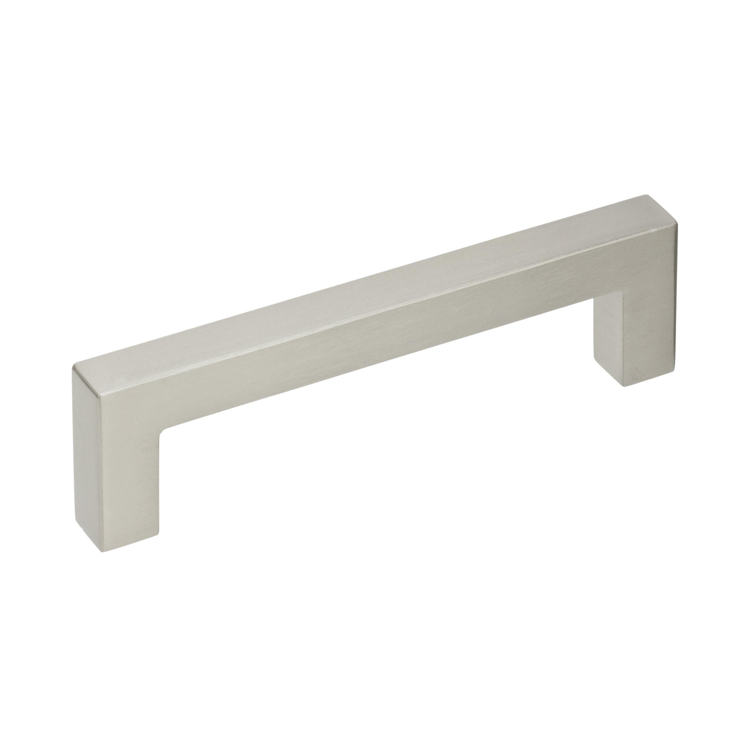Monument 3-3/4 in. Center-to-Center Satin Nickel Cabinet Pull