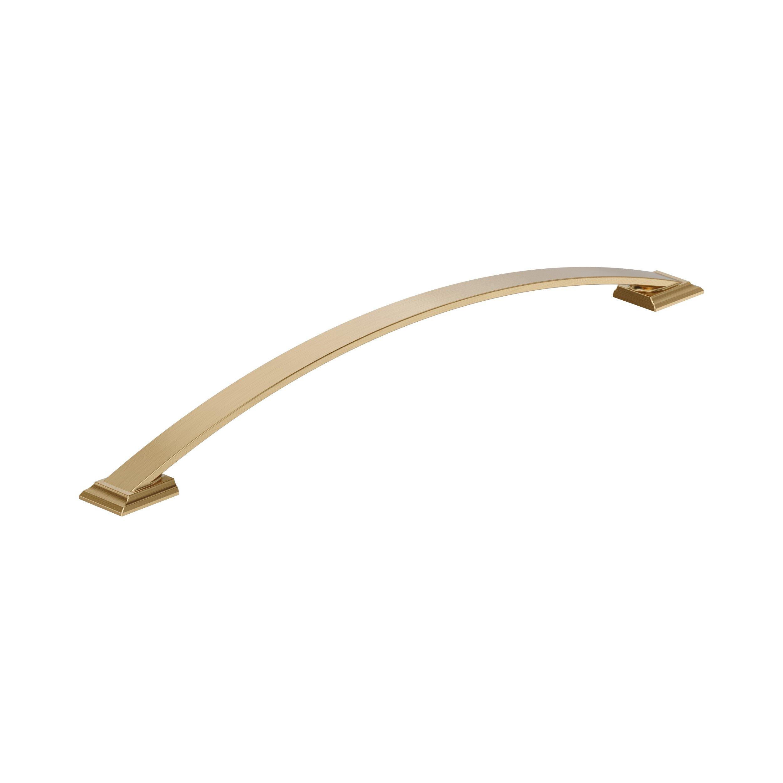 Candler 12-5/8 in. Center-to-Center Champagne Bronze Cabinet Pull