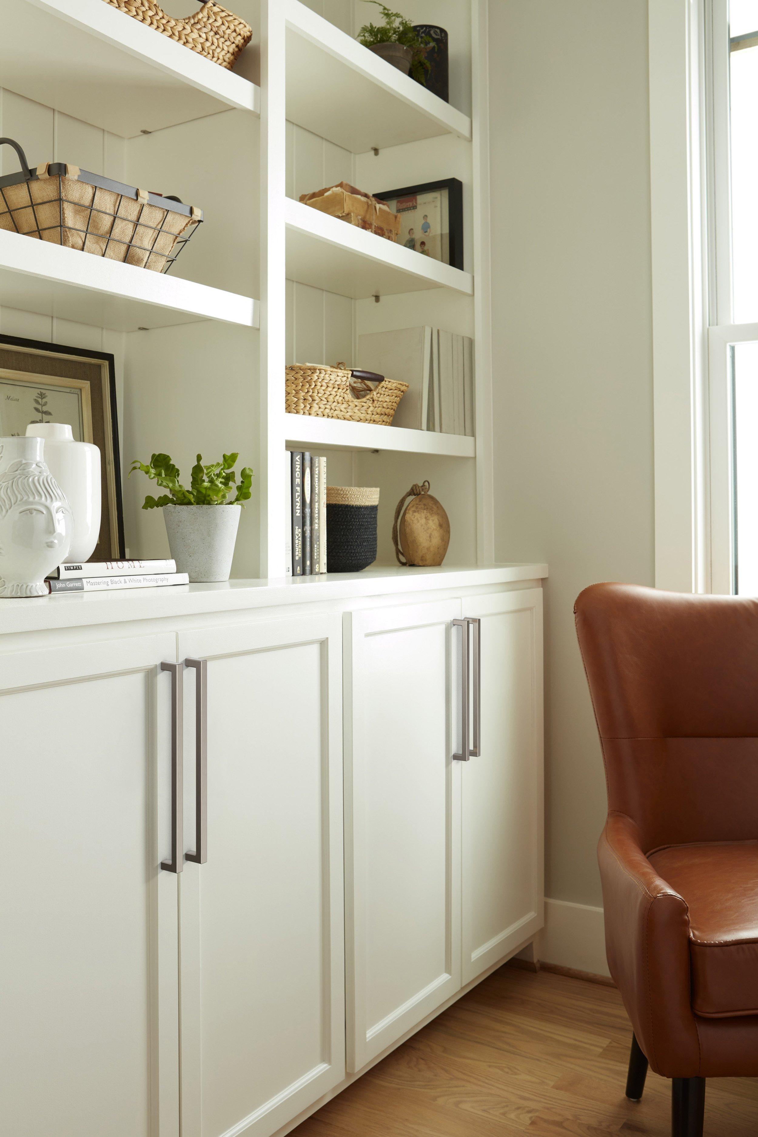 Monument 10-1/16 in. Center-to-Center Satin Nickel Cabinet Pull