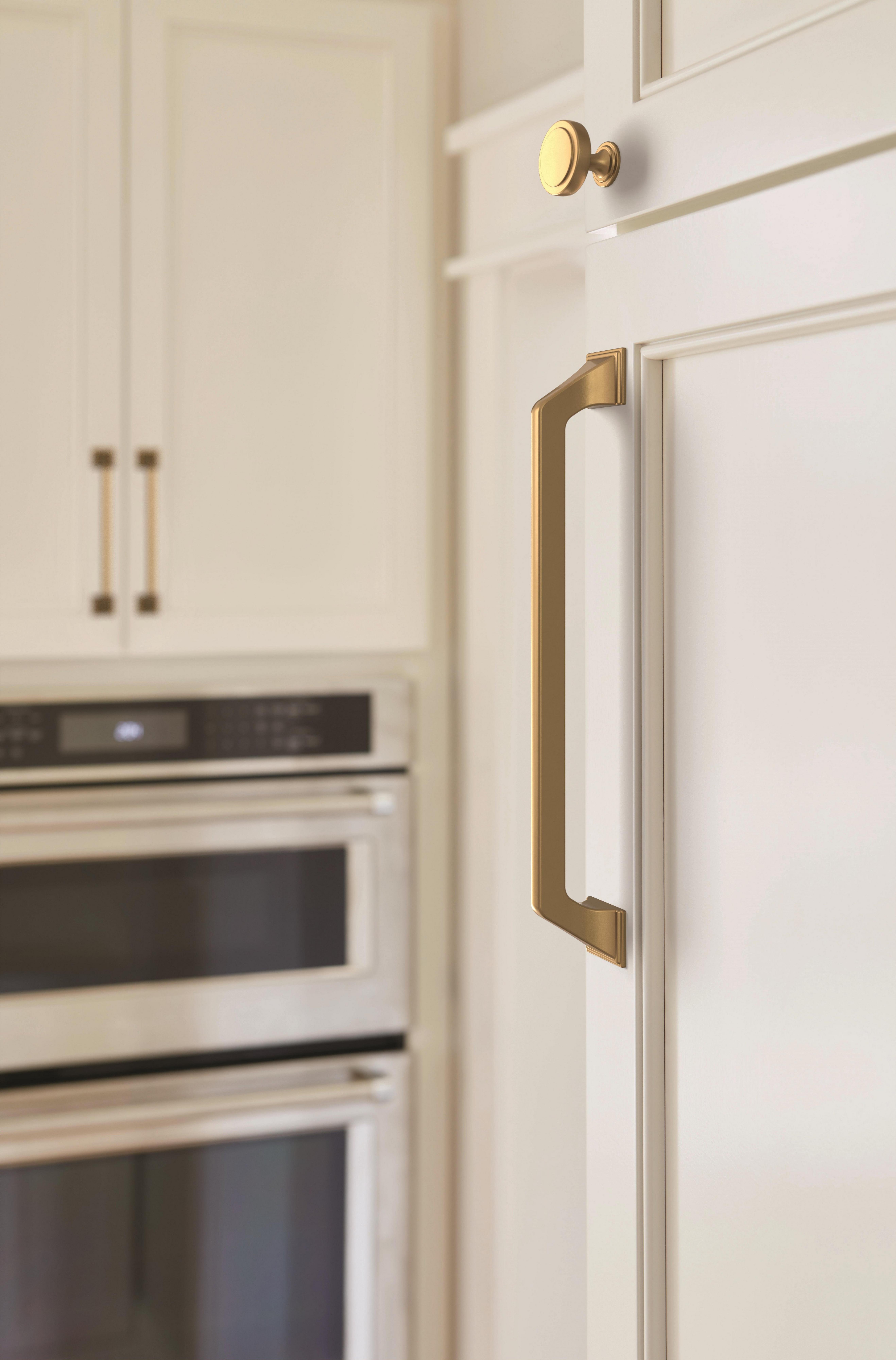 Exceed 8-13/16 in. Center-to-Center Champagne Bronze Cabinet Pull