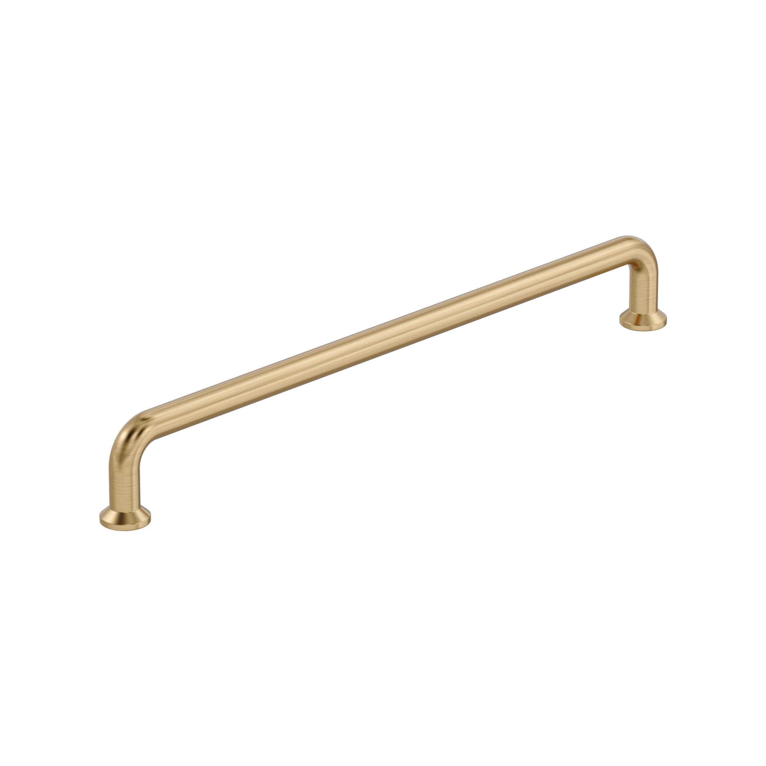 Factor 10-1/16 in. Center-to-Center Champagne Bronze Cabinet Pull