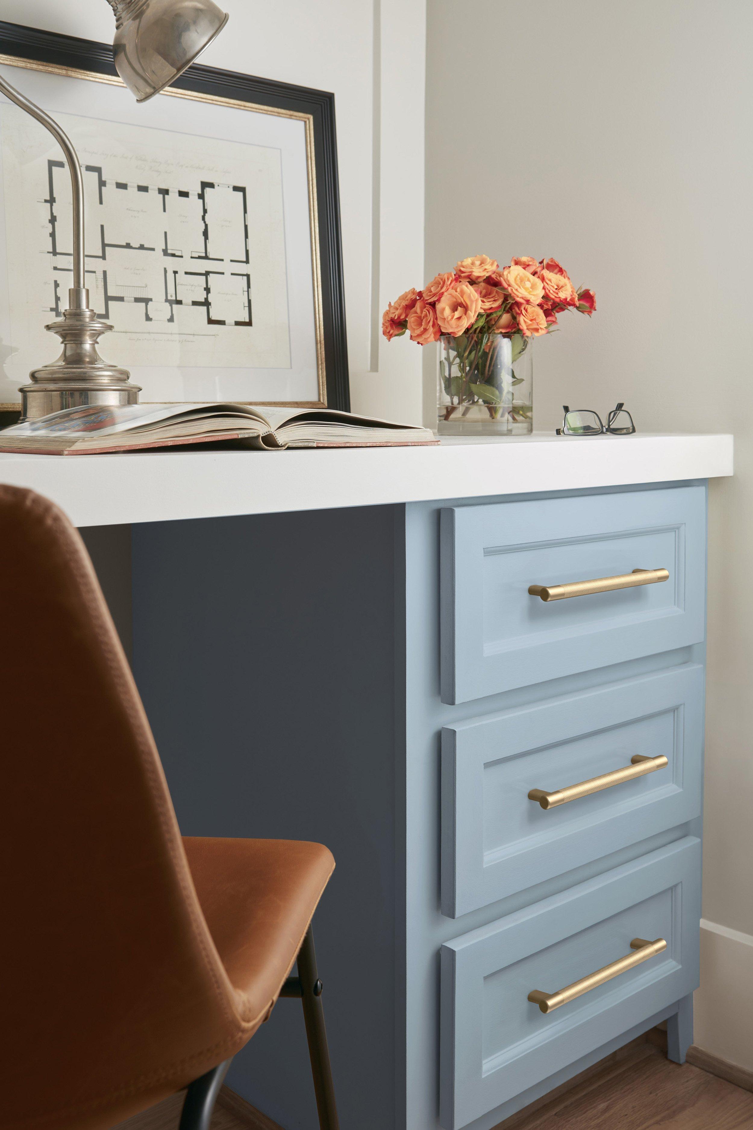Bronx 8 in. Center-to-Center Champagne Bronze Cabinet Pull