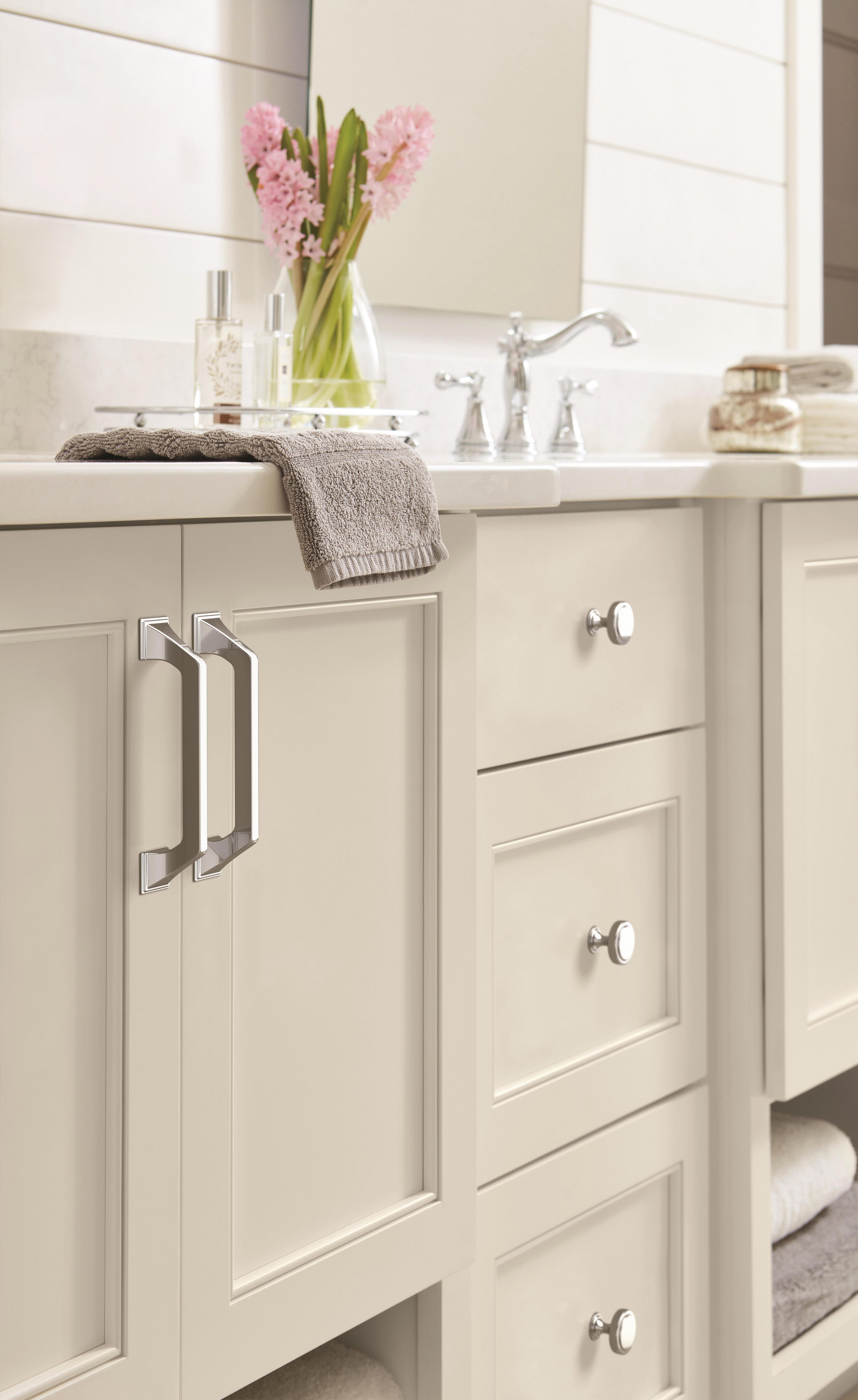 Exceed 5-1/16 in. Center-to-Center Polished Chrome Cabinet Pull