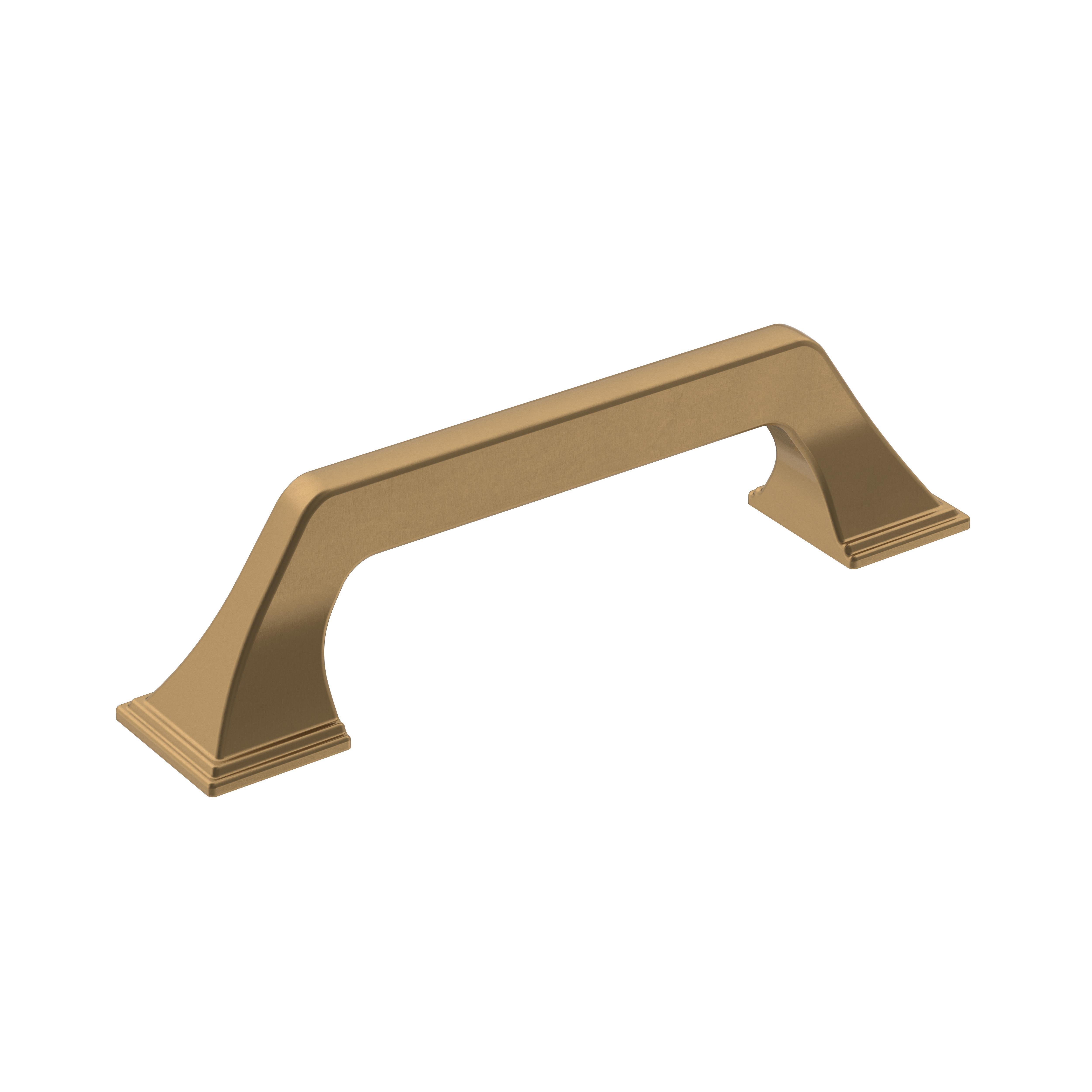 Exceed 3-3/4 in. Center-to-Center Champagne Bronze Cabinet Pull