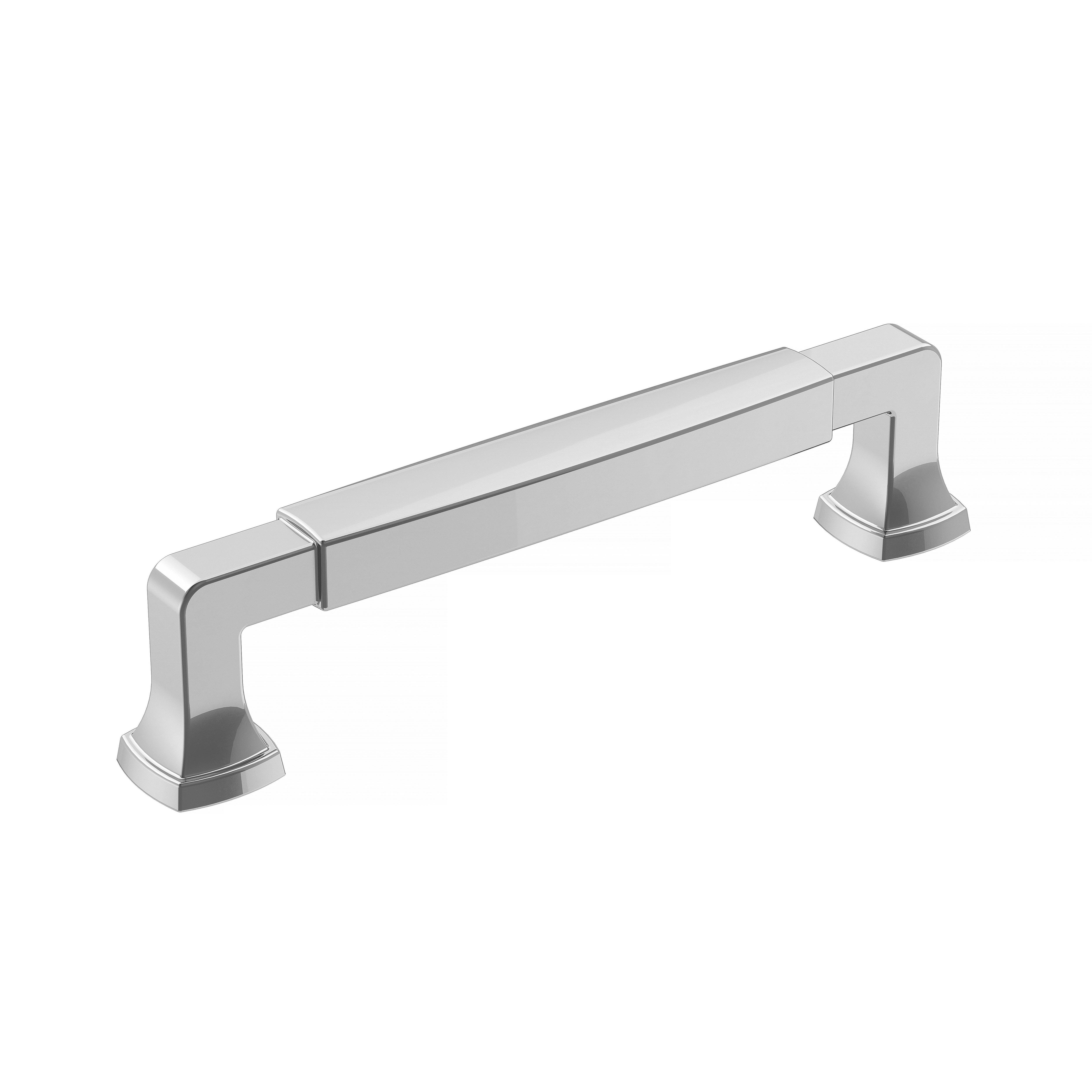 Stature 5-1/16 in. Center-to-Center Polished Chrome Cabinet Pull
