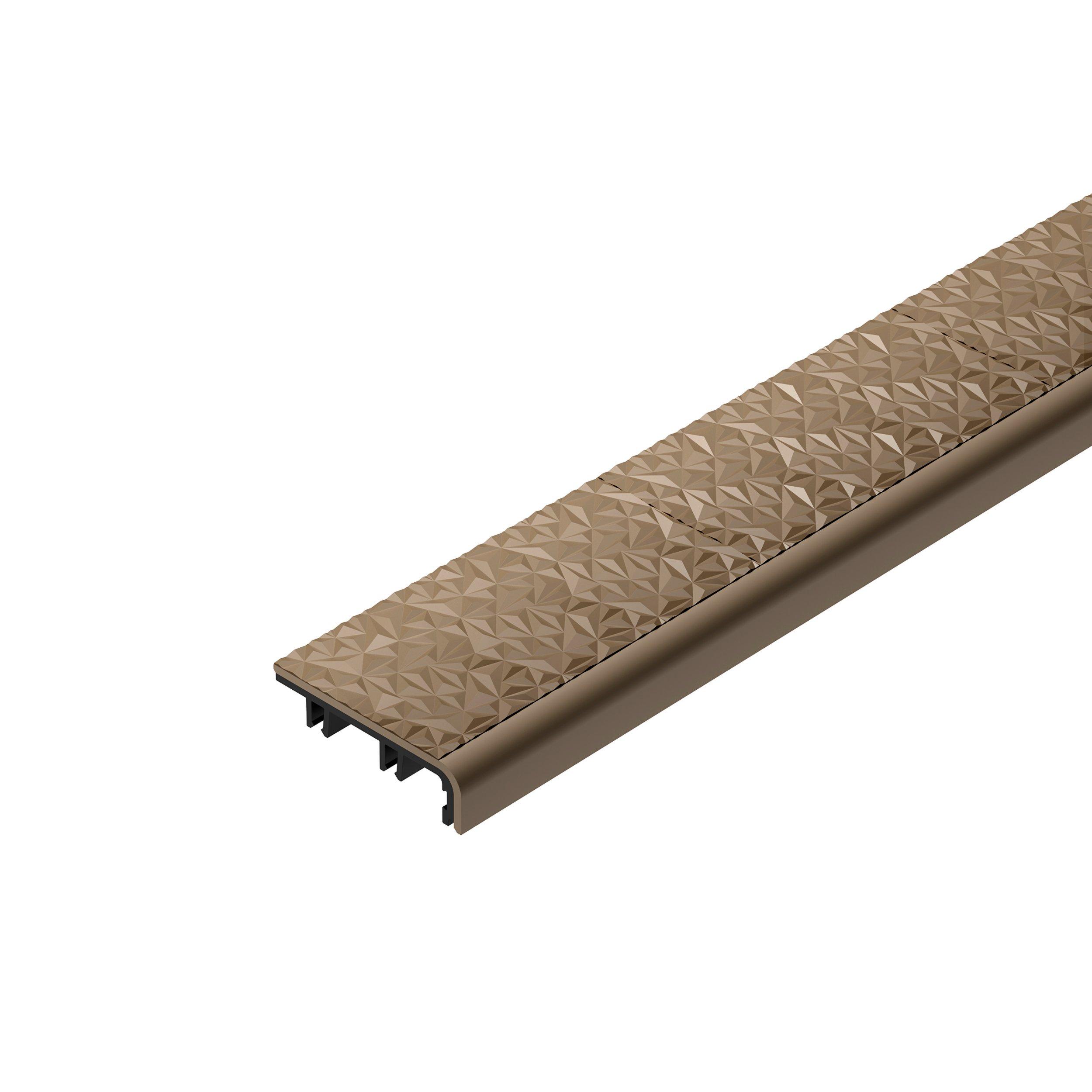 Schluter Trep-V 1-21/32in. Light Beige Insert 6ft.7in.