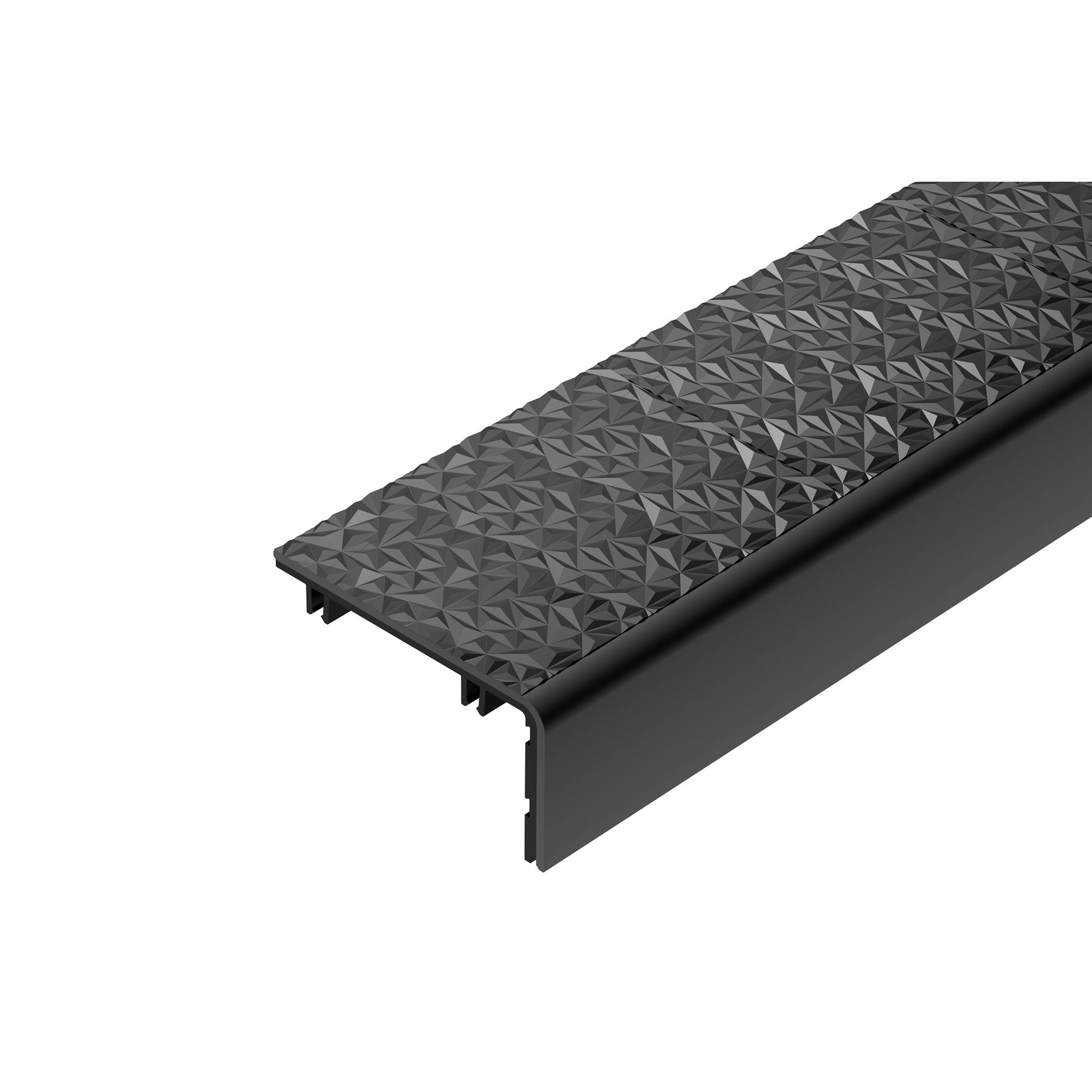 Schluter Trep-V 2-3/8in. Grout Gray Insert 6ft.7in.