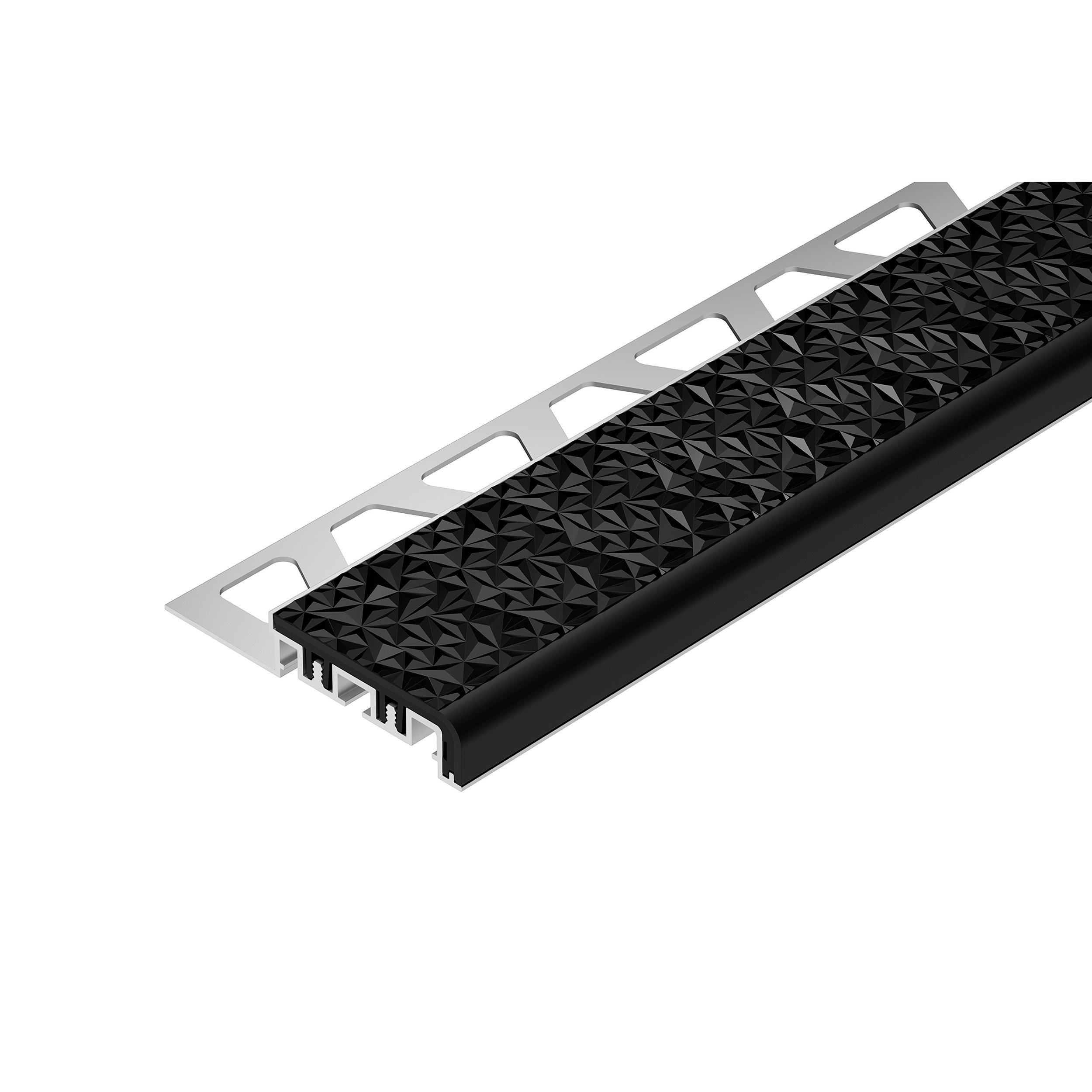 Schluter Trep-V 7/16in. Black Tread  4ft.11in.