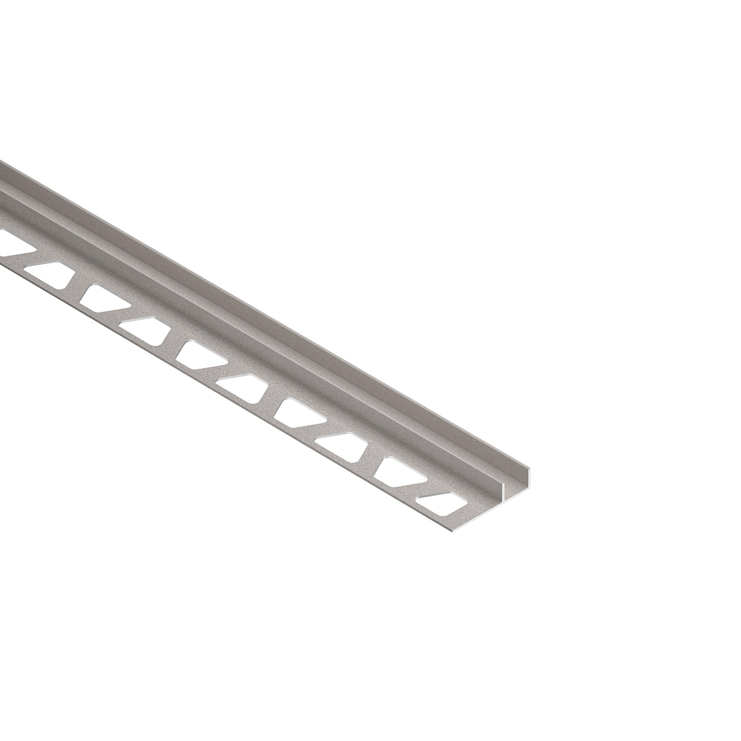 Schluter Deco-SG 5/16in. Aluminum Stone Gray 12mm
