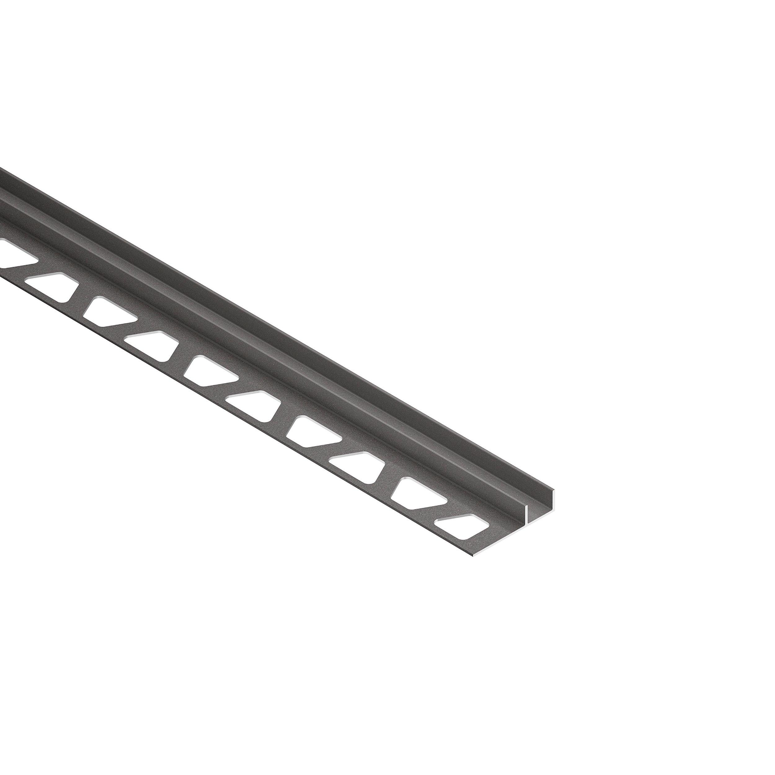 Schluter Deco-SG 5/16in. Aluminum Dark Anthracite 12mm