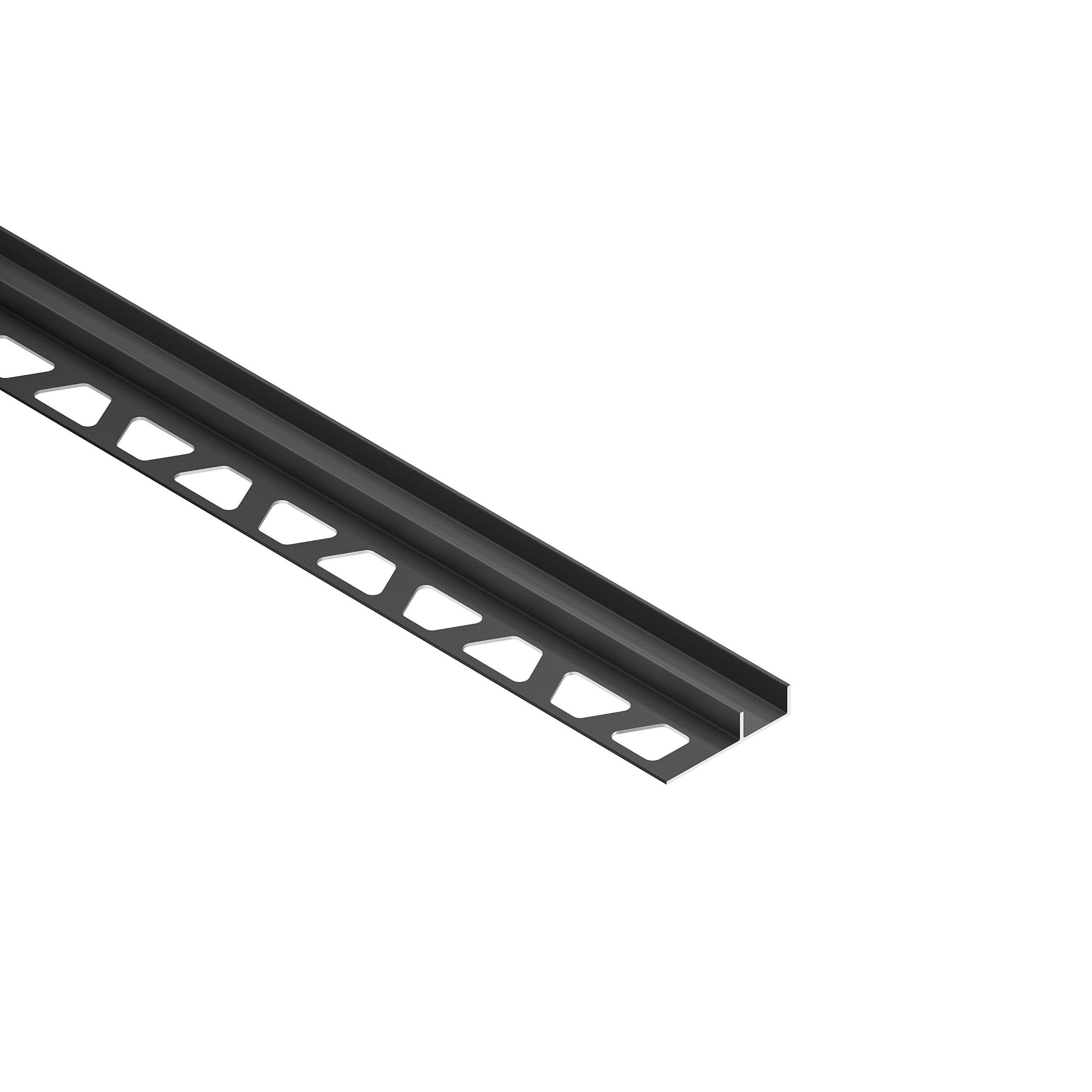 Schluter Deco-SG 5/16in. Aluminum Matte Black 15mm