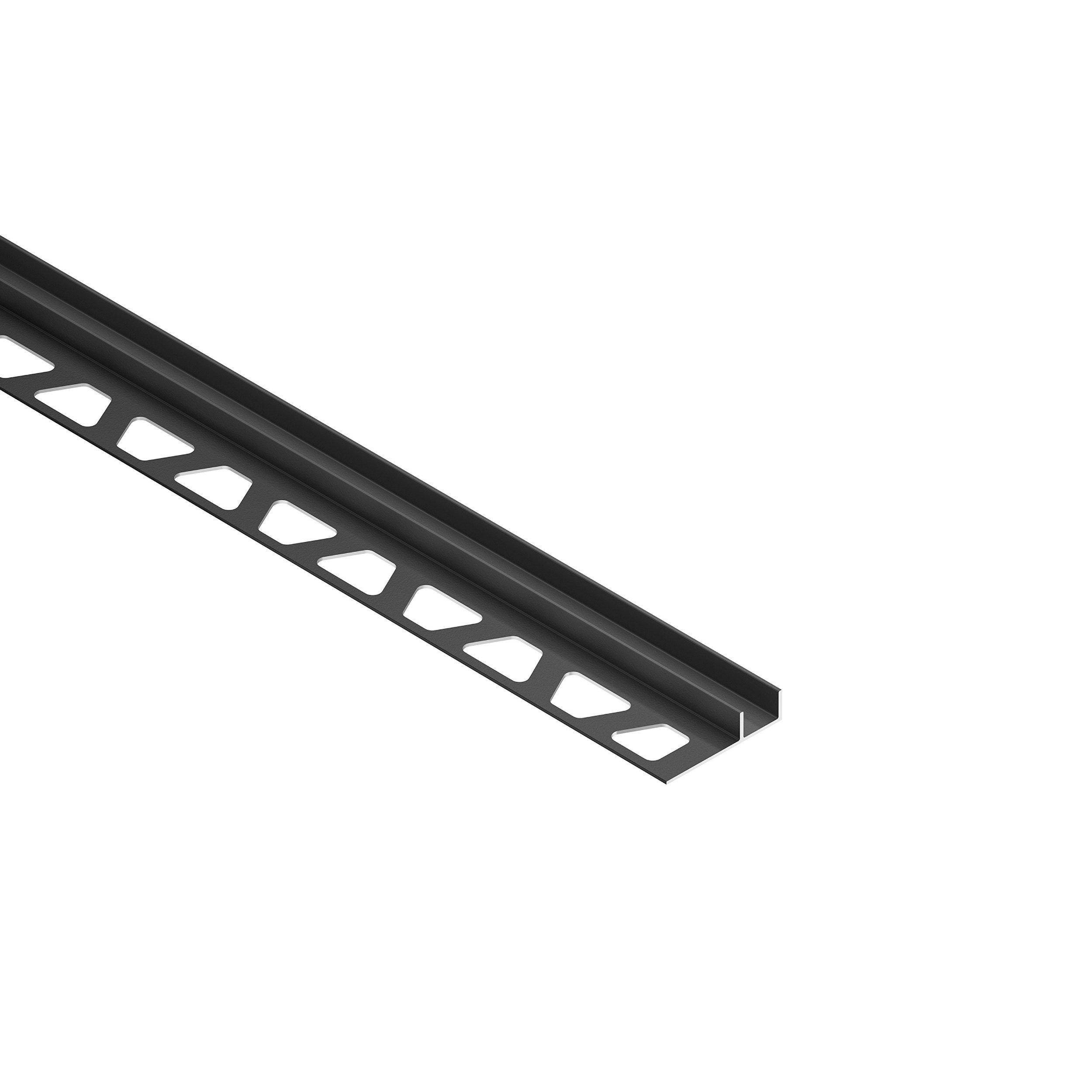Schluter Deco-SG 5/16in. Aluminum Matte Black 12mm