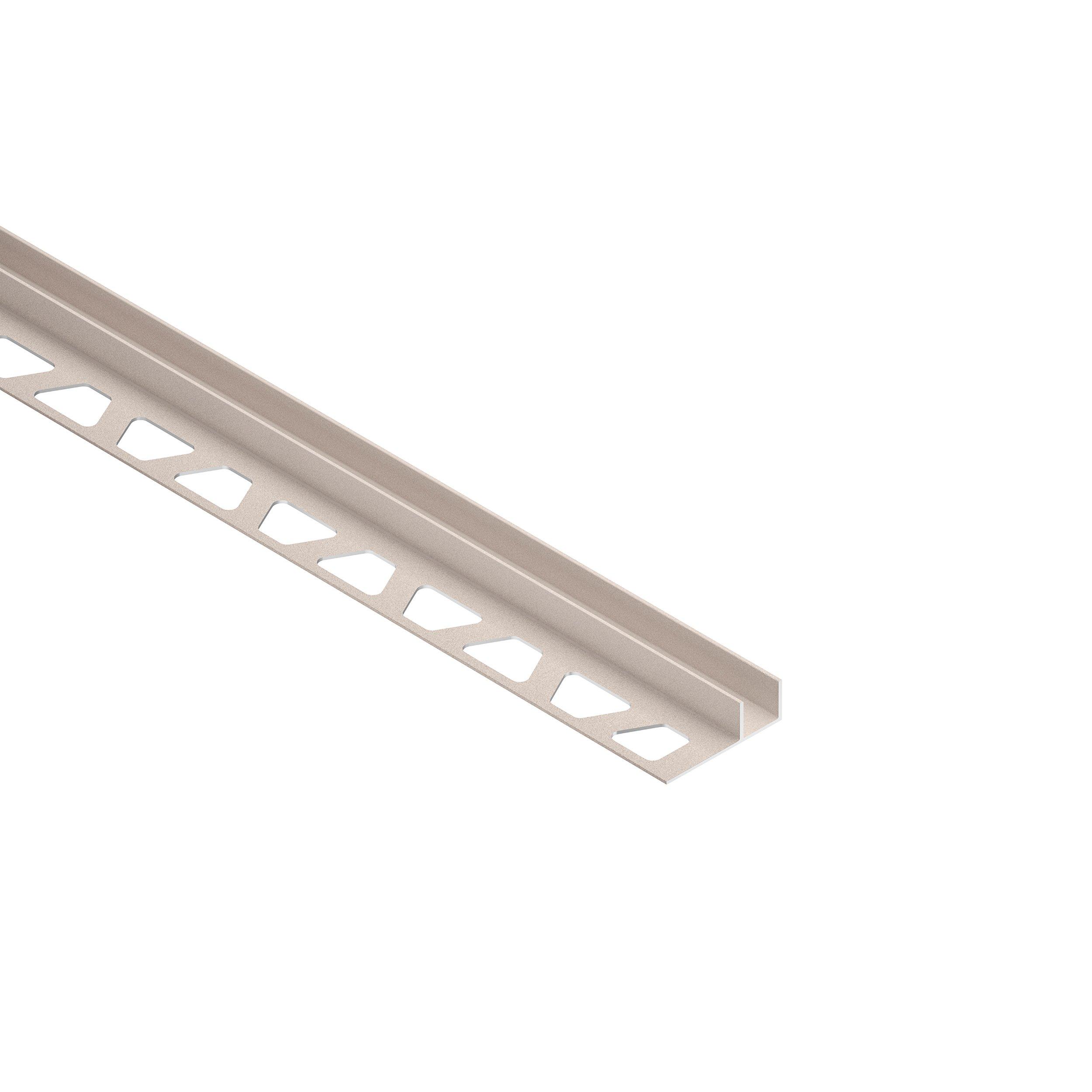 Schluter Deco-SG 7/16in. Aluminum Cream 12mm