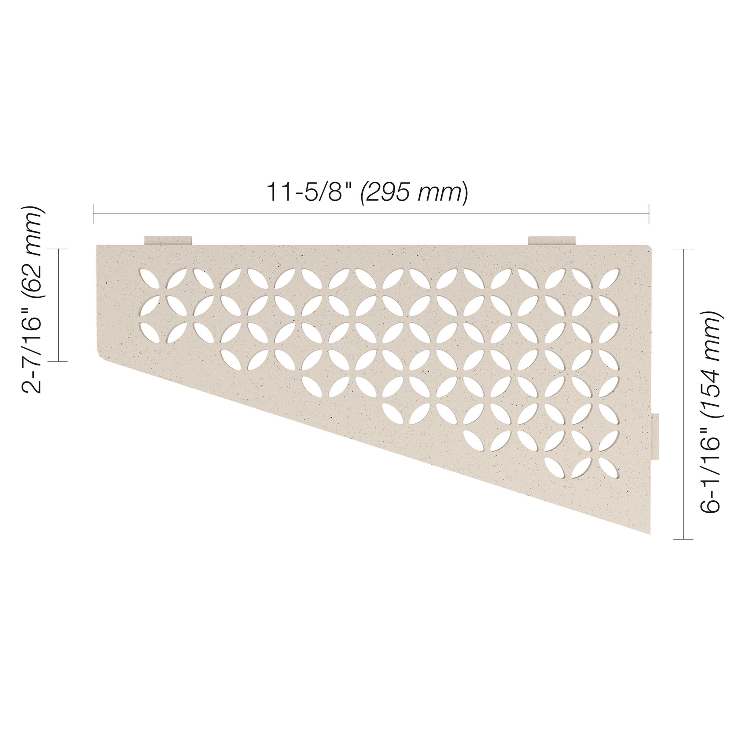 Schluter Floral Quadrilateral Shelf