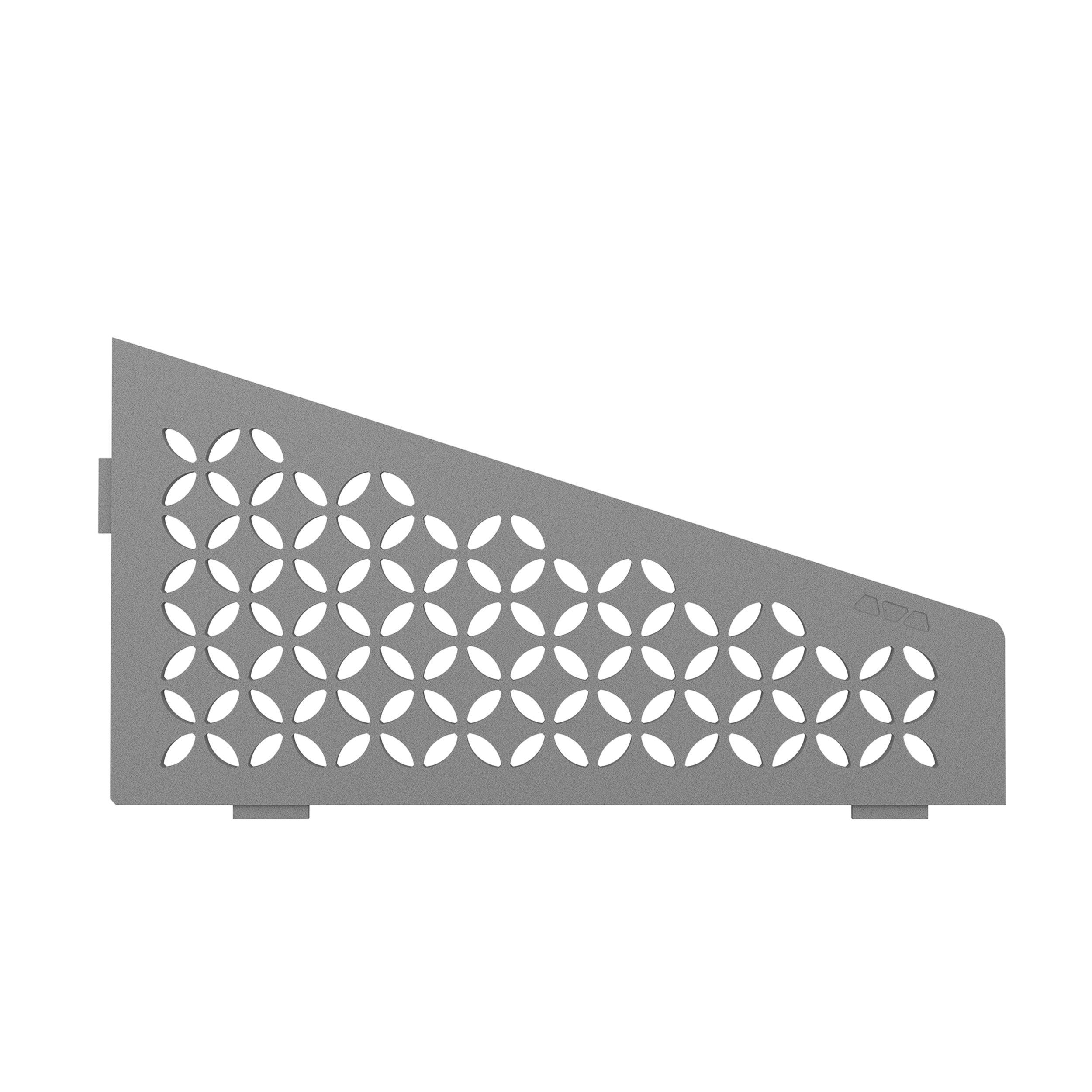 Schluter Shelf Quadrilateral Floral Pewter