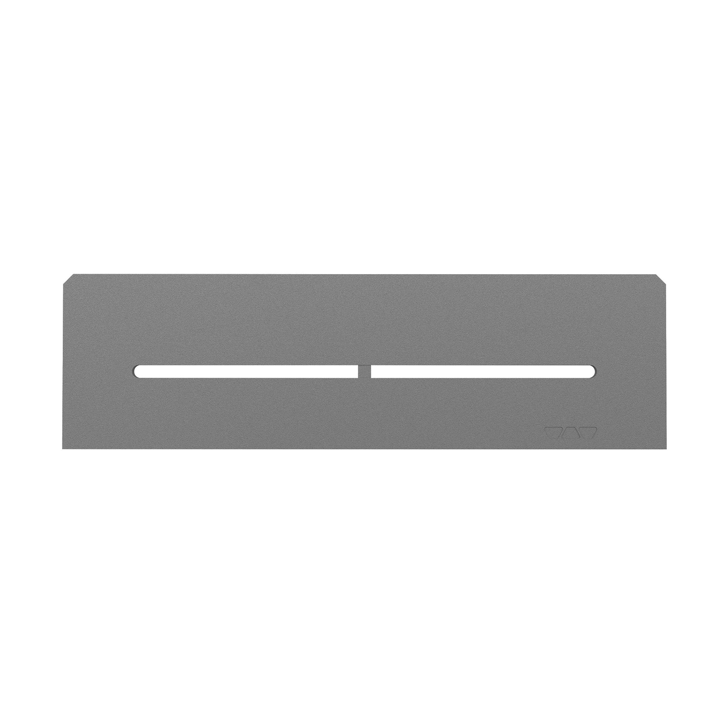 Schluter Shelf Rectangular Niche Pure Pewter