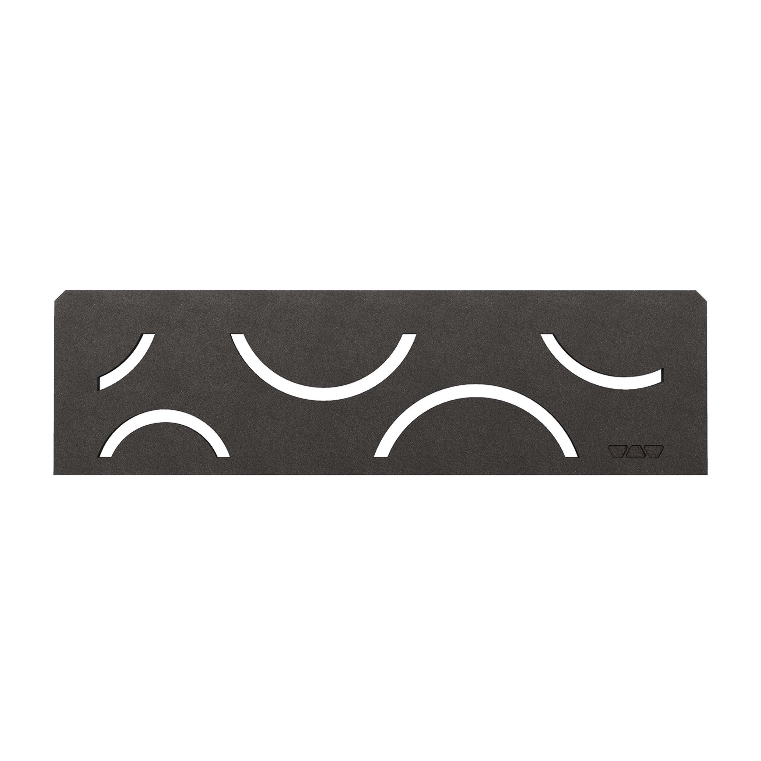 Schluter Shelf Rectangular Niche Curve Dark Anthracite