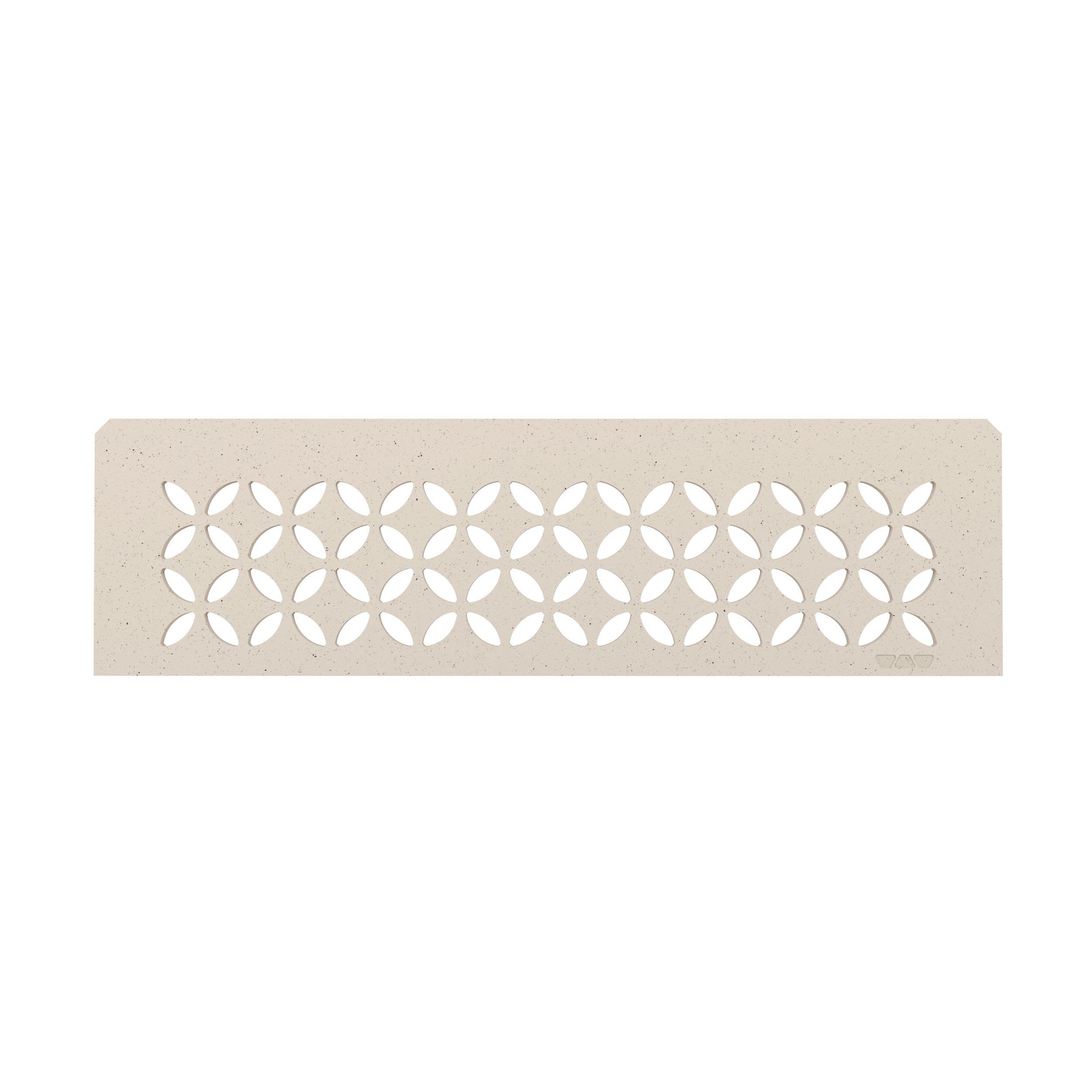 Schluter Shelf Rectangular Niche Floral Ivory