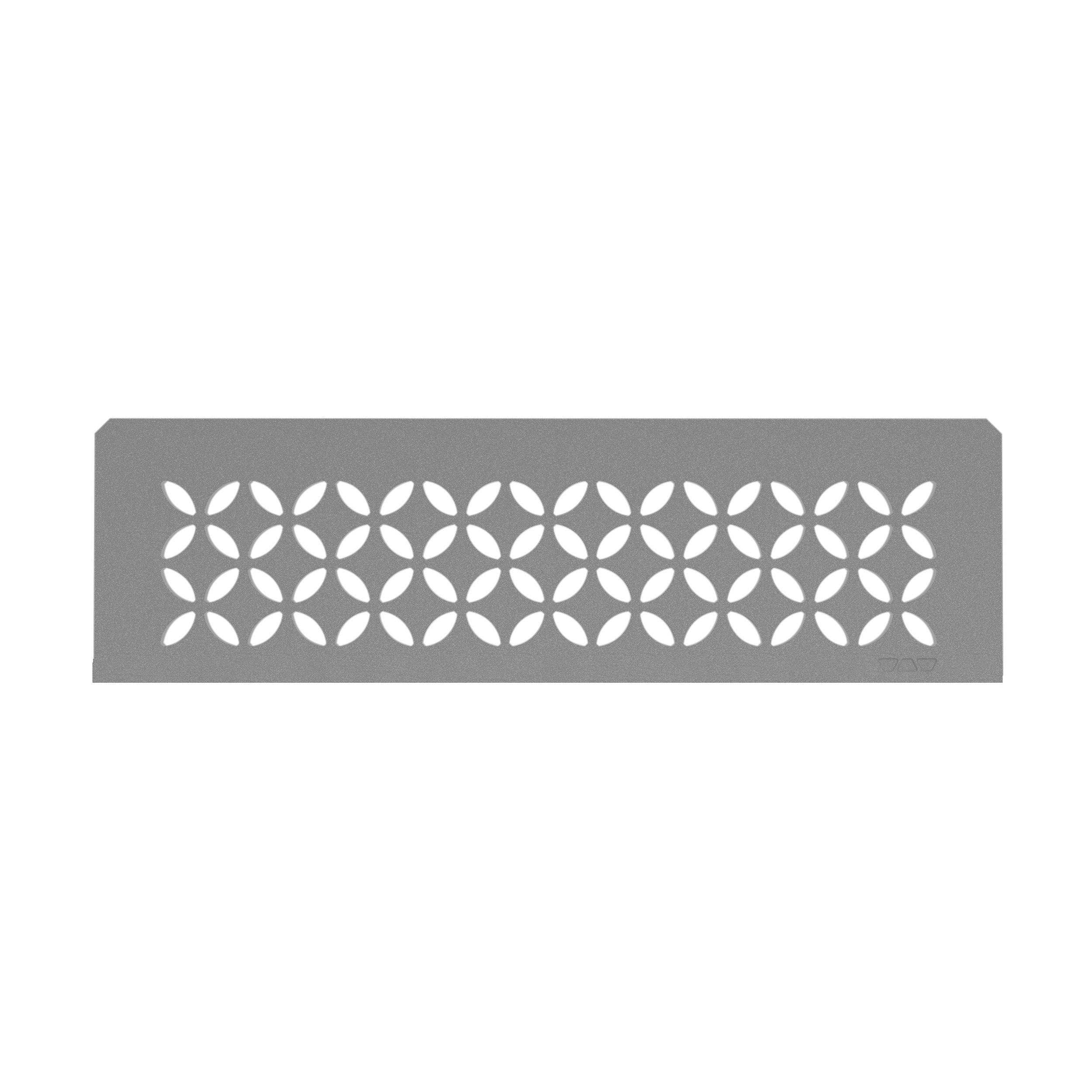 Schluter Shelf Rectangular Niche Floral Pewter