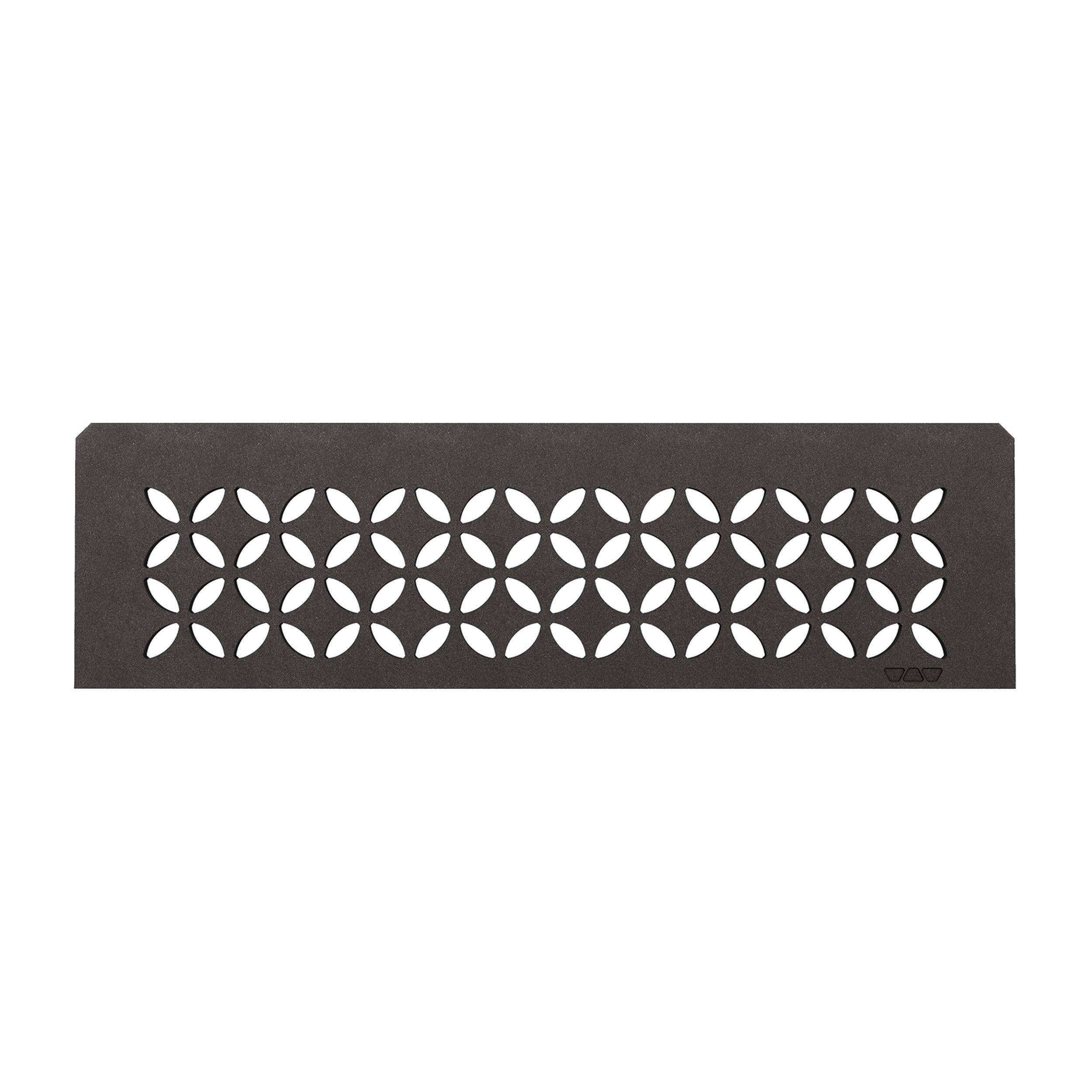 Schluter Shelf Rectangular Niche Floral Dark Anthracite