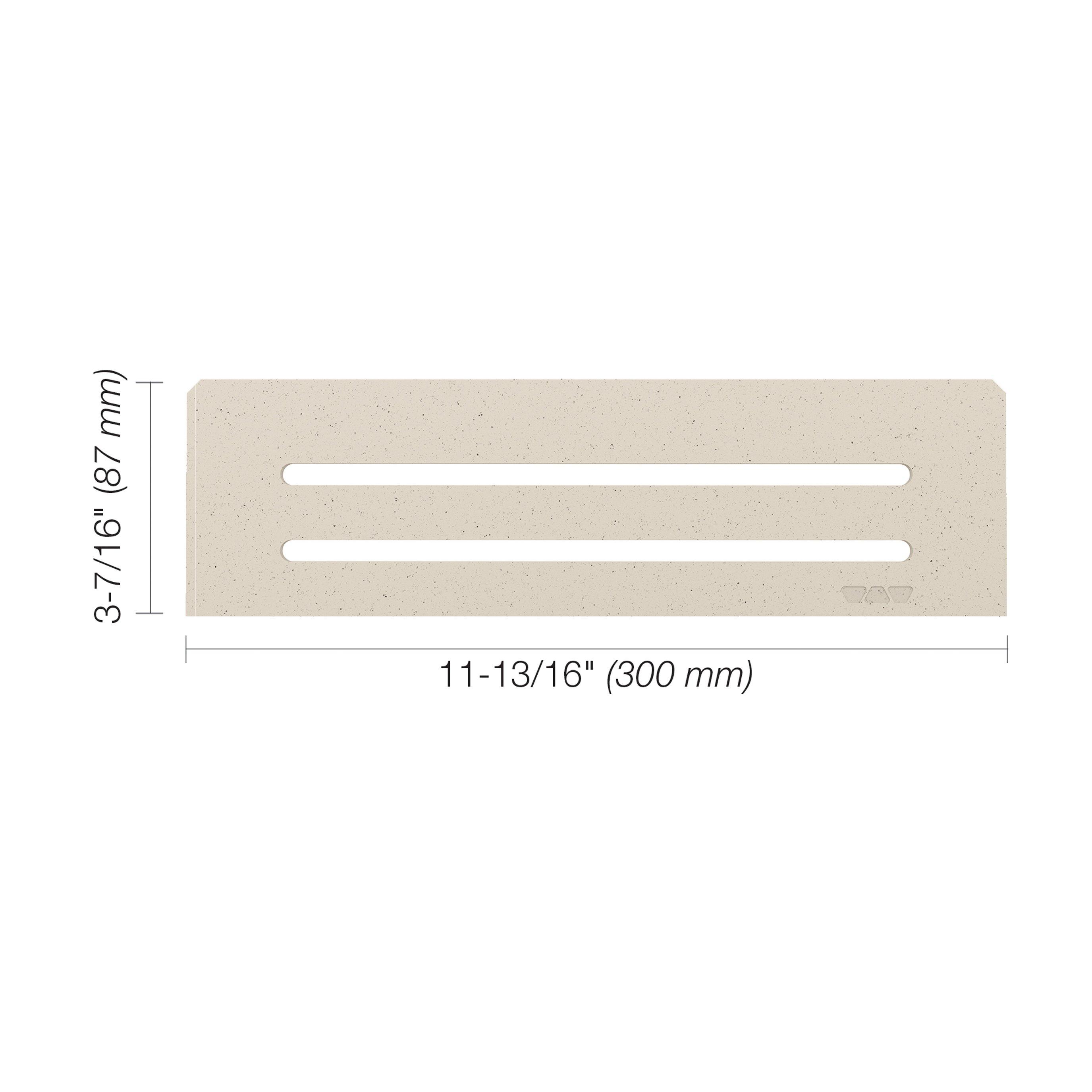 Schluter Wave Rectangular Niche Shelf