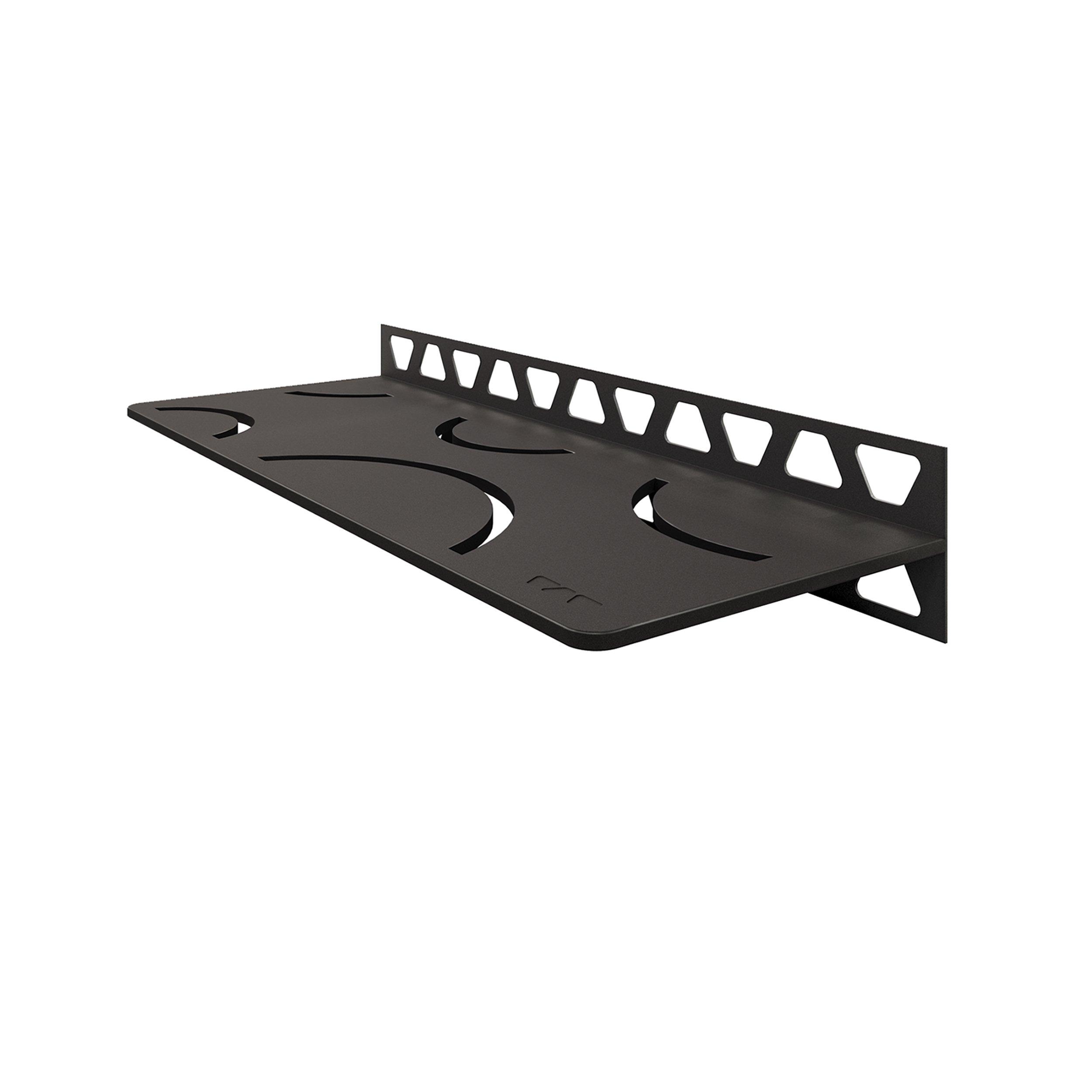 Schluter Shelf Rectangular Wall Curve Dark Anthracite