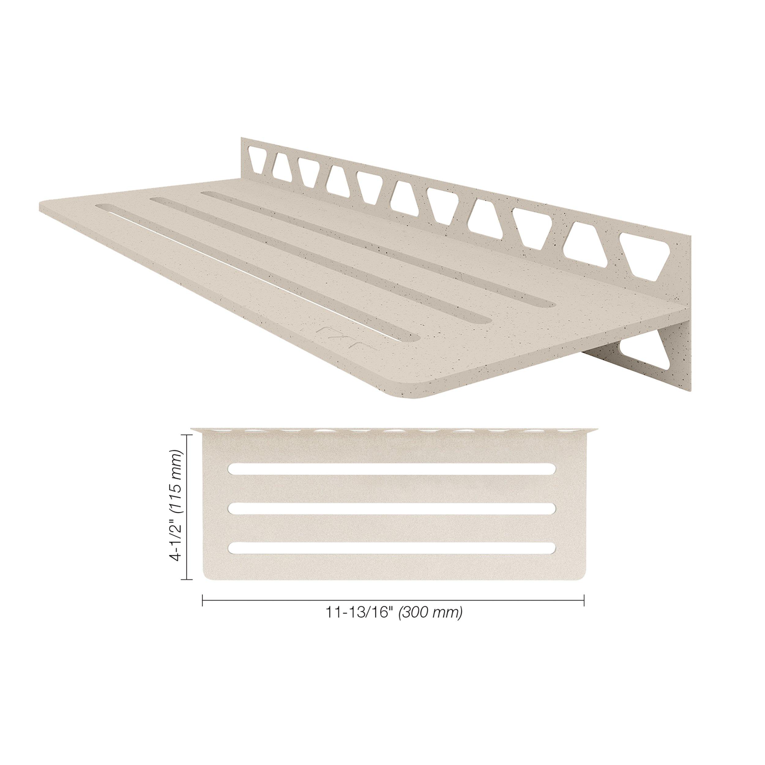 Schluter Rectangular Wave Wall Shelf