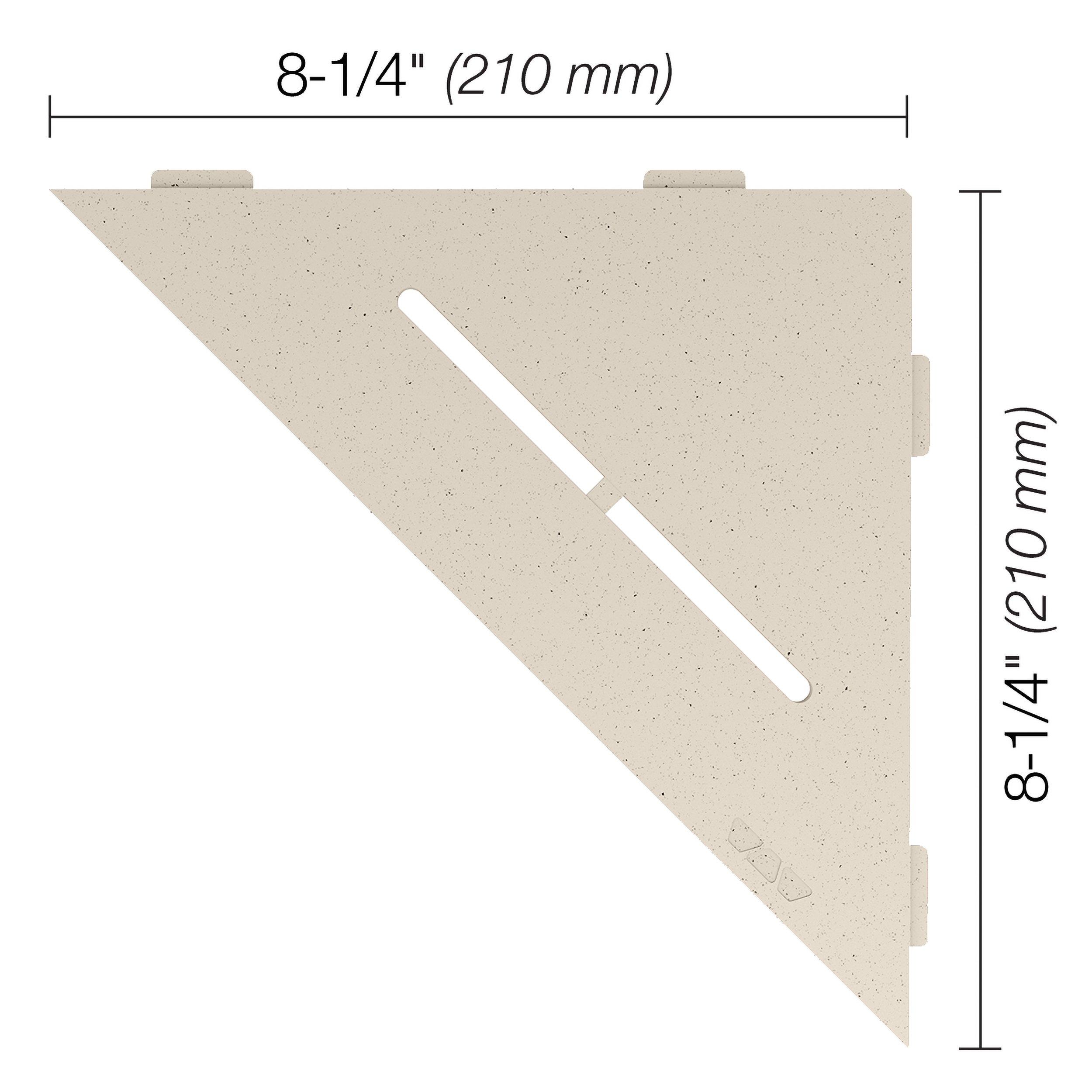 Schluter Triangular Pure Corner Shelf