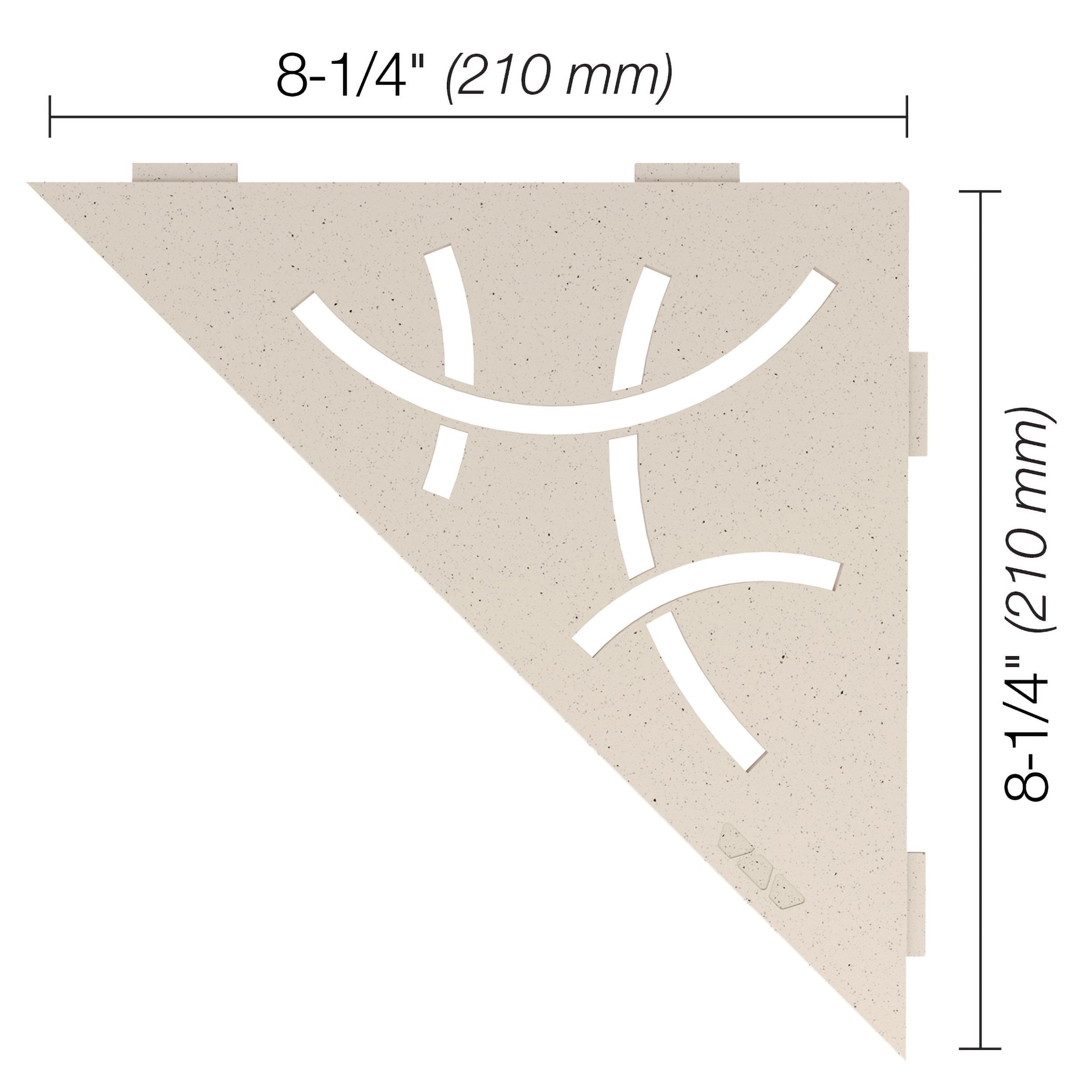 Schluter Triangular Curve Corner Shelf