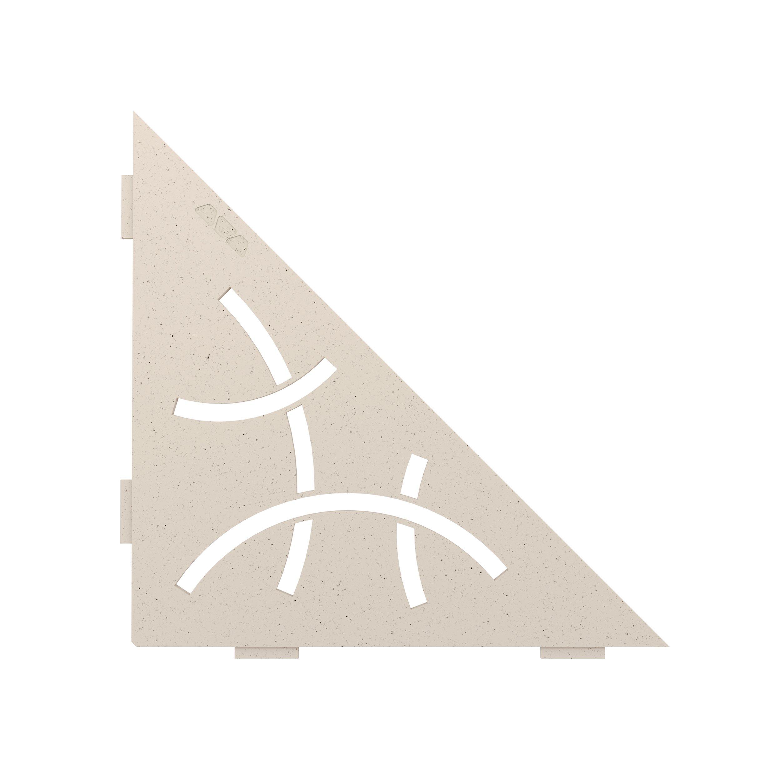 Schluter Triangular Curve Corner Shelf
