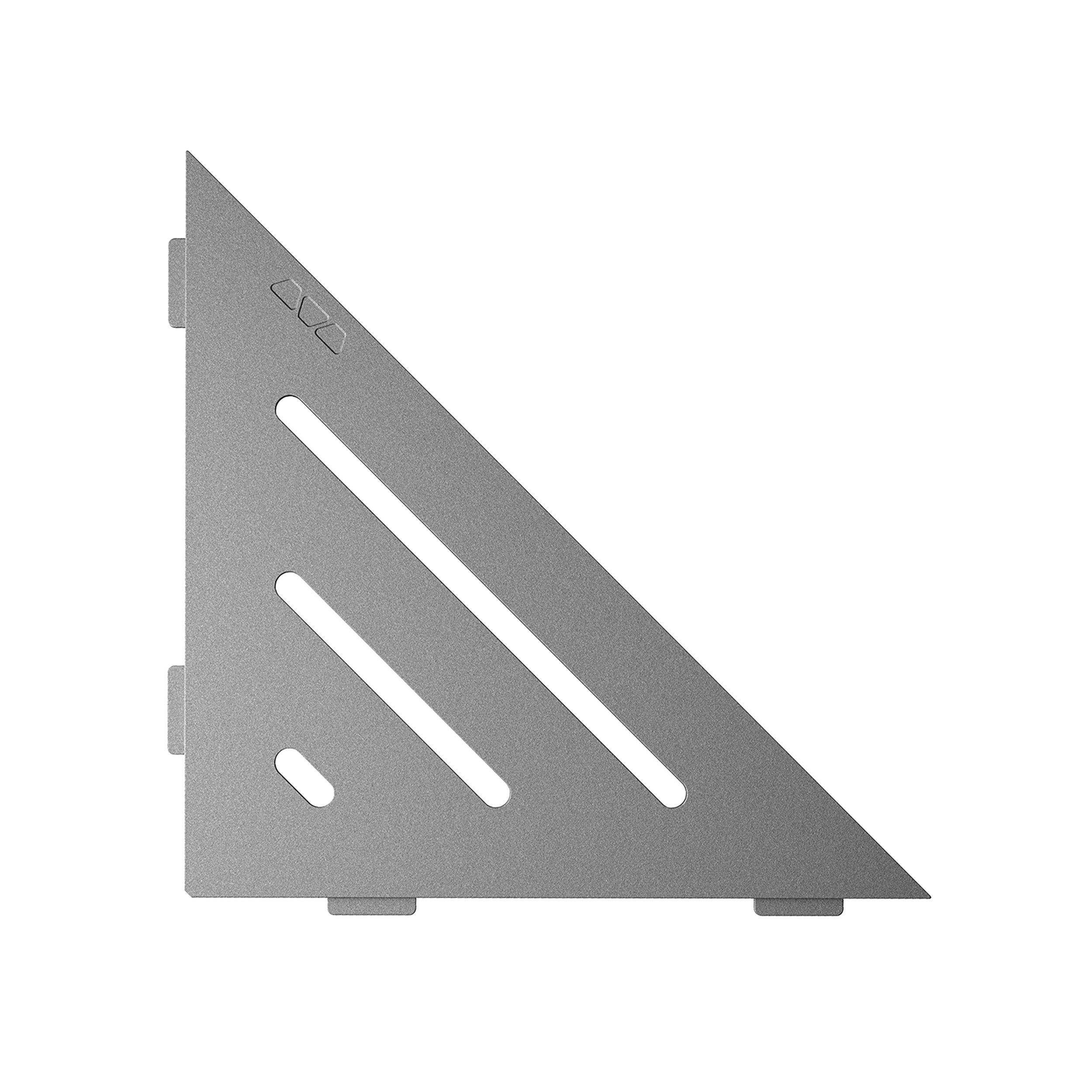 Schluter Shelf Triangular Corner Wave Pewter