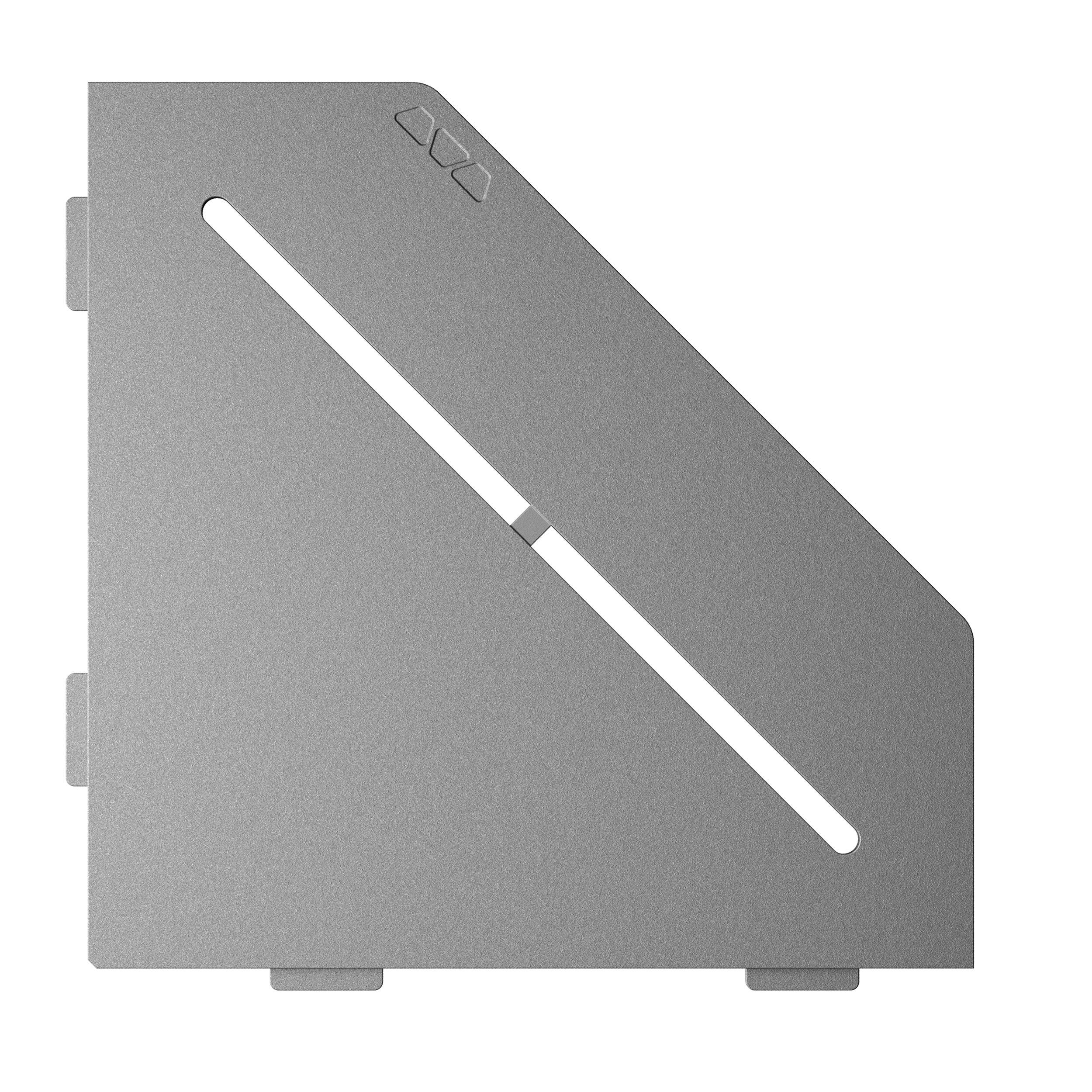 Schluter Shelf Pentagon Corner Pure Pewter